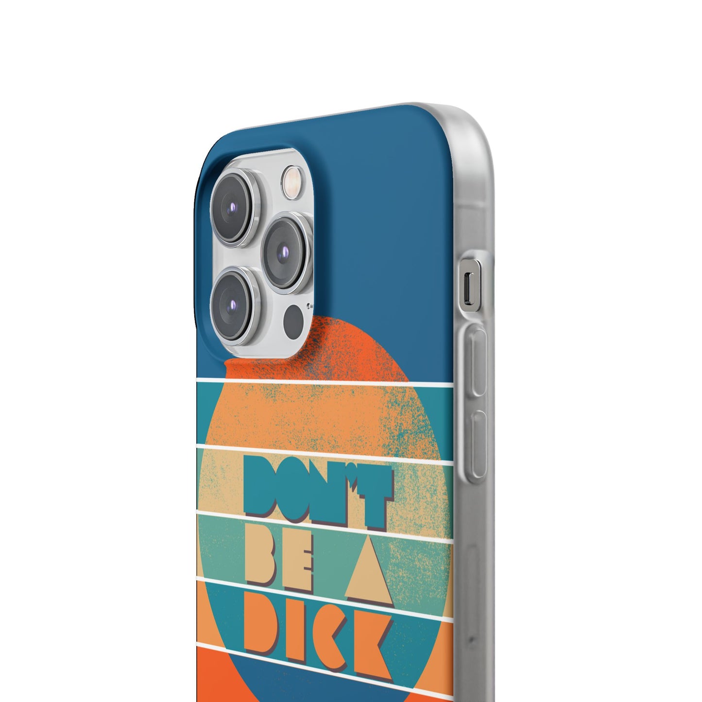 Phone Case - 'Don't Be a Dick' Retro 70s style