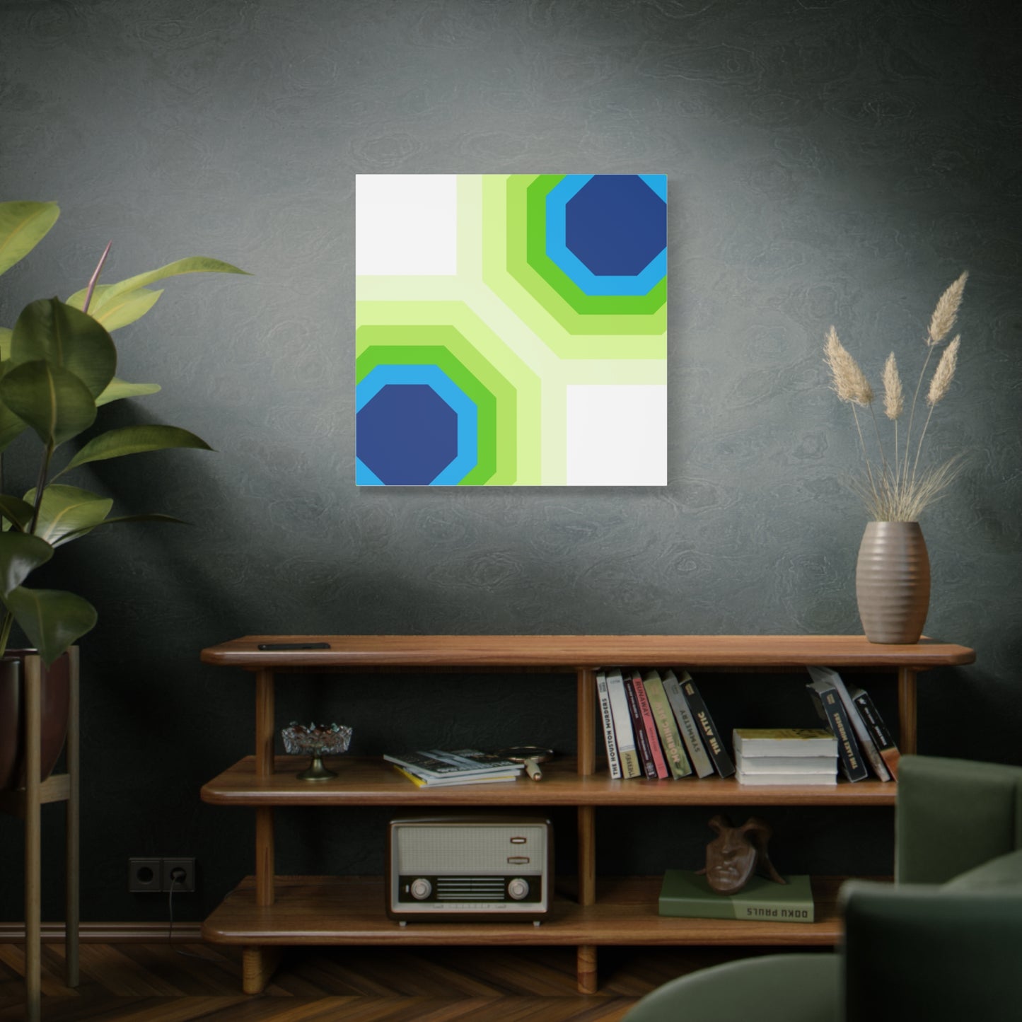 Modern Geometric Canvas Art | Bold Colors, Clean Lines, Creative Energy