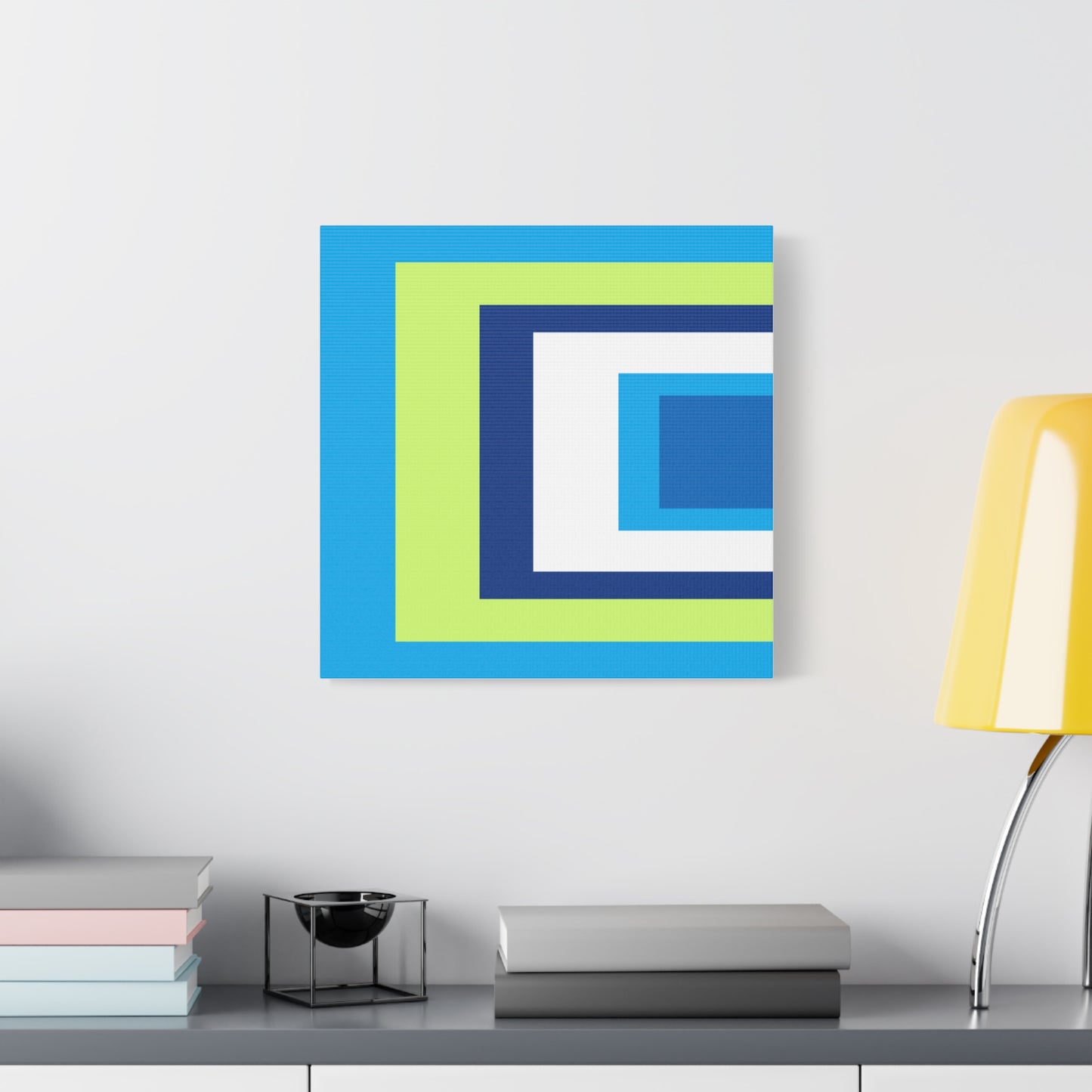 Modern Geometric Canvas Art | Bold Colors, Clean Lines, Creative Energy