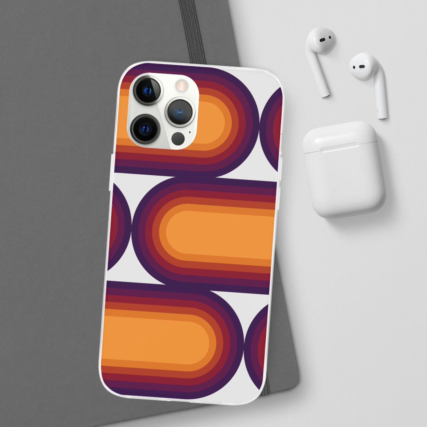 Stylish Geometric Phone Case, Flexible Phone Cover, Unique Modern Design, Perfect Gift, Trendy Accessory, Eco-Friendly Case