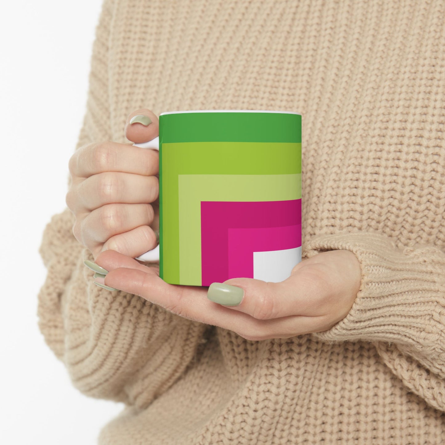 Geo Art Mug – Bold Color, Daily Joy