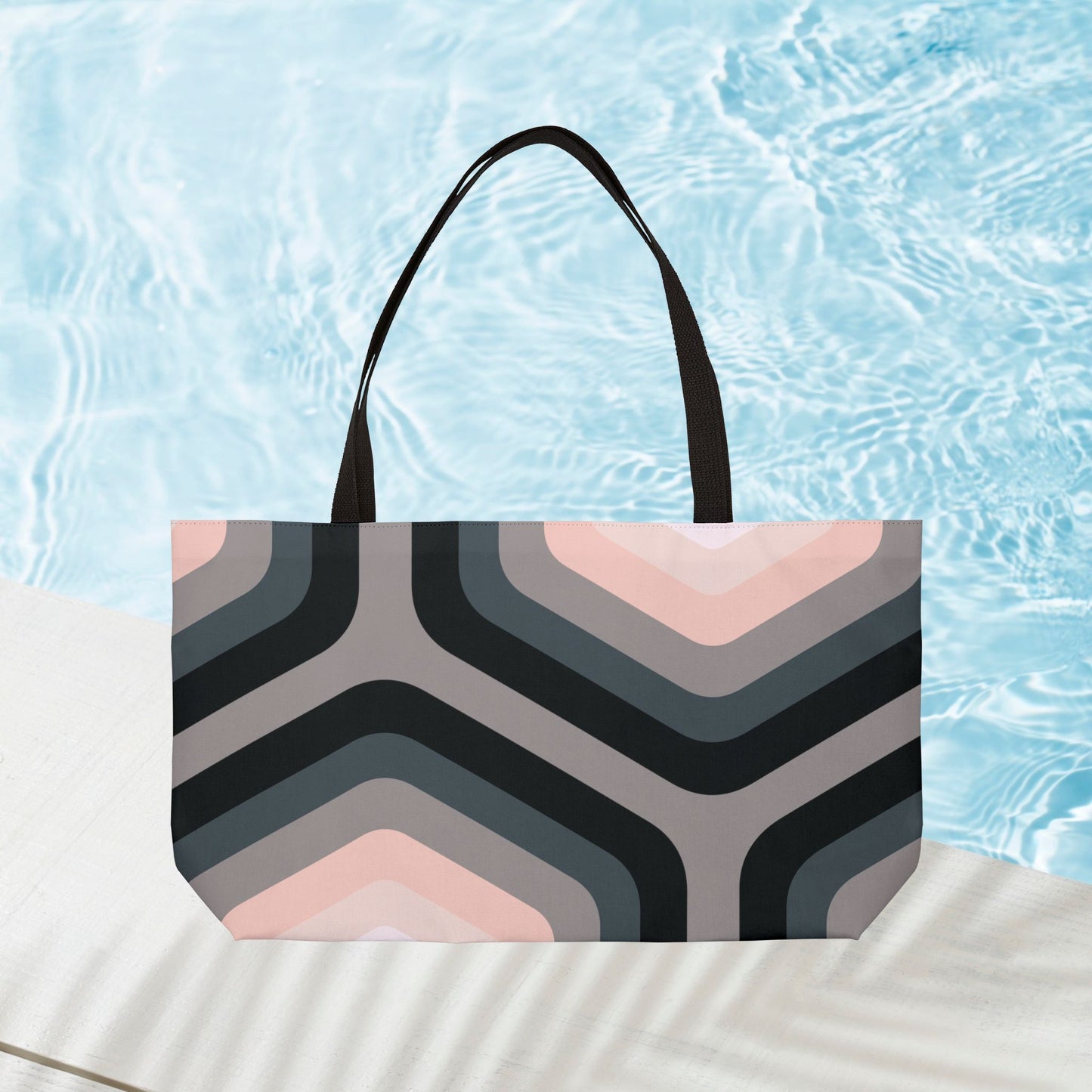 Geo Art XL Tote — XL Tote Bag | Carry-All | Bold Design. Spacious Style. Retro-Boho Vibes.