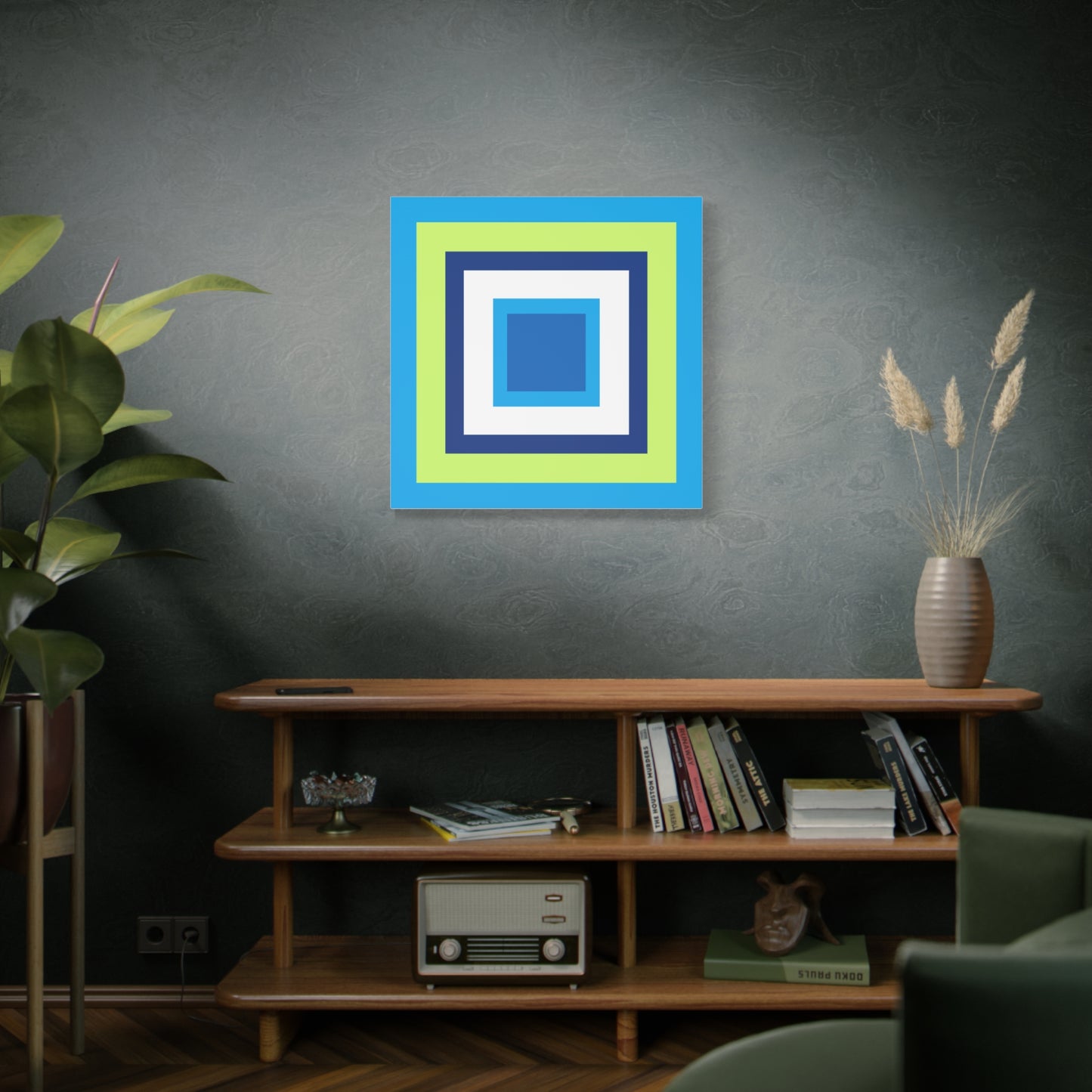 Modern Geometric Canvas Art | Bold Colors, Clean Lines, Creative Energy