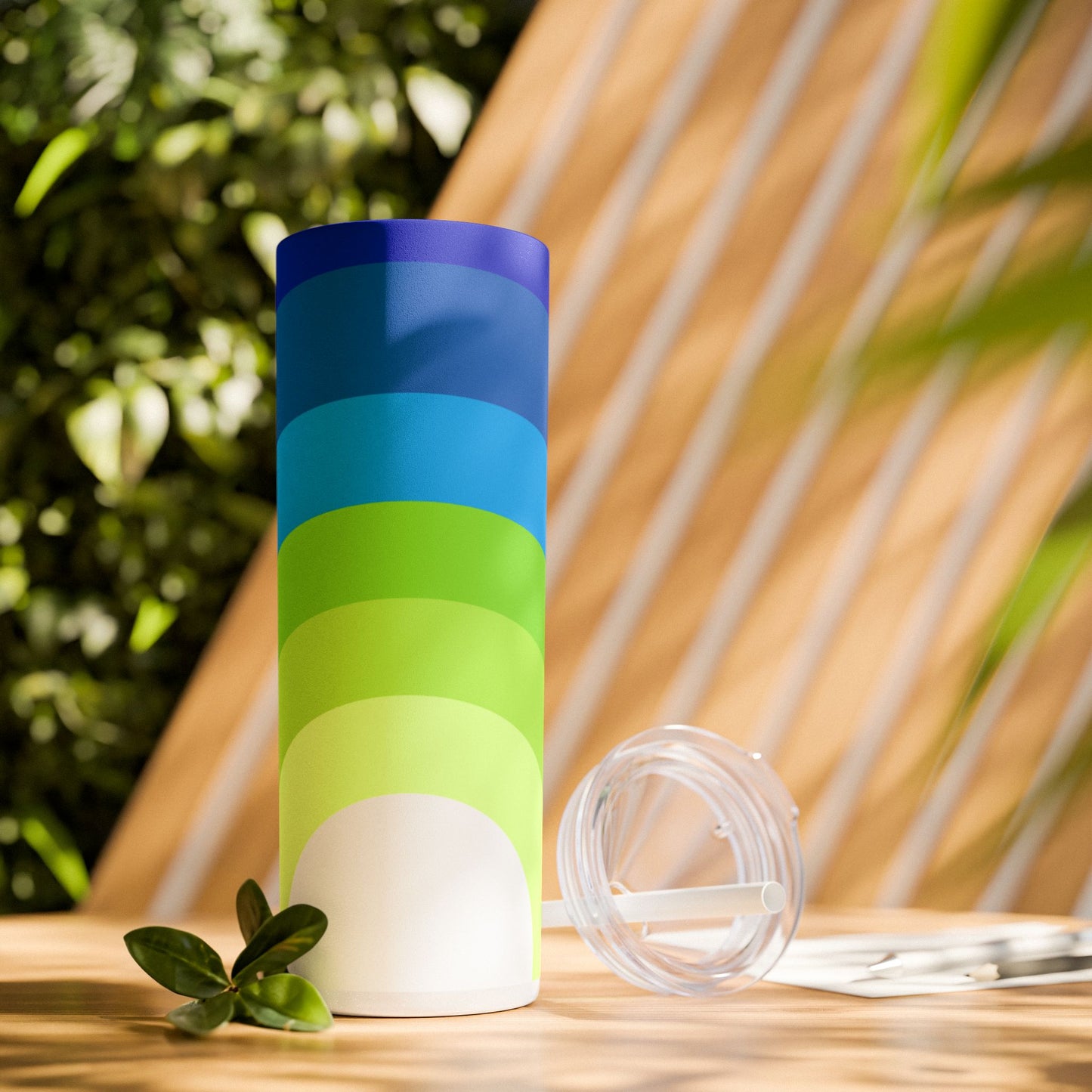 Vibrant. Versatile. Totally Sippable. – 20 oz Skinny Travel Tumbler with Straw
