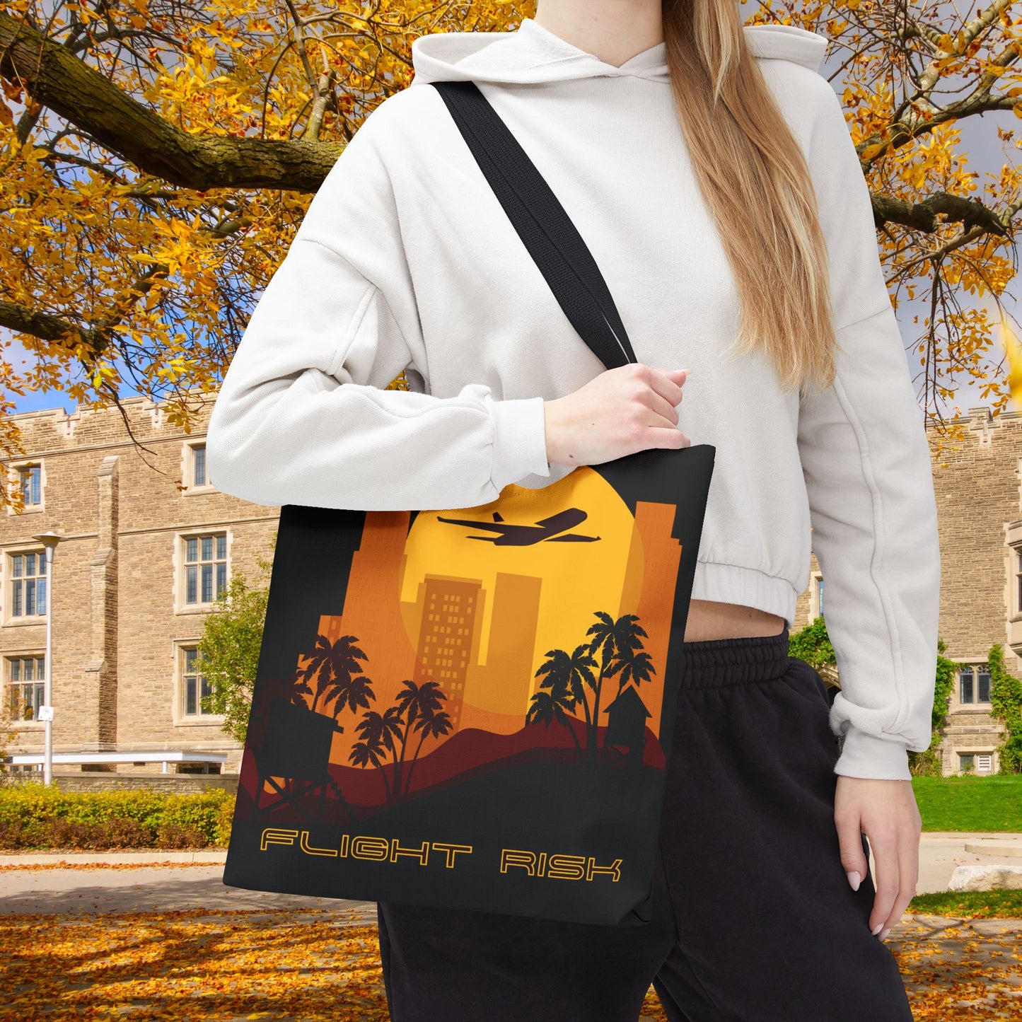 Flight Risk Tote Bag – 3 sizes | A little mysterious & Wanderlust-fueled