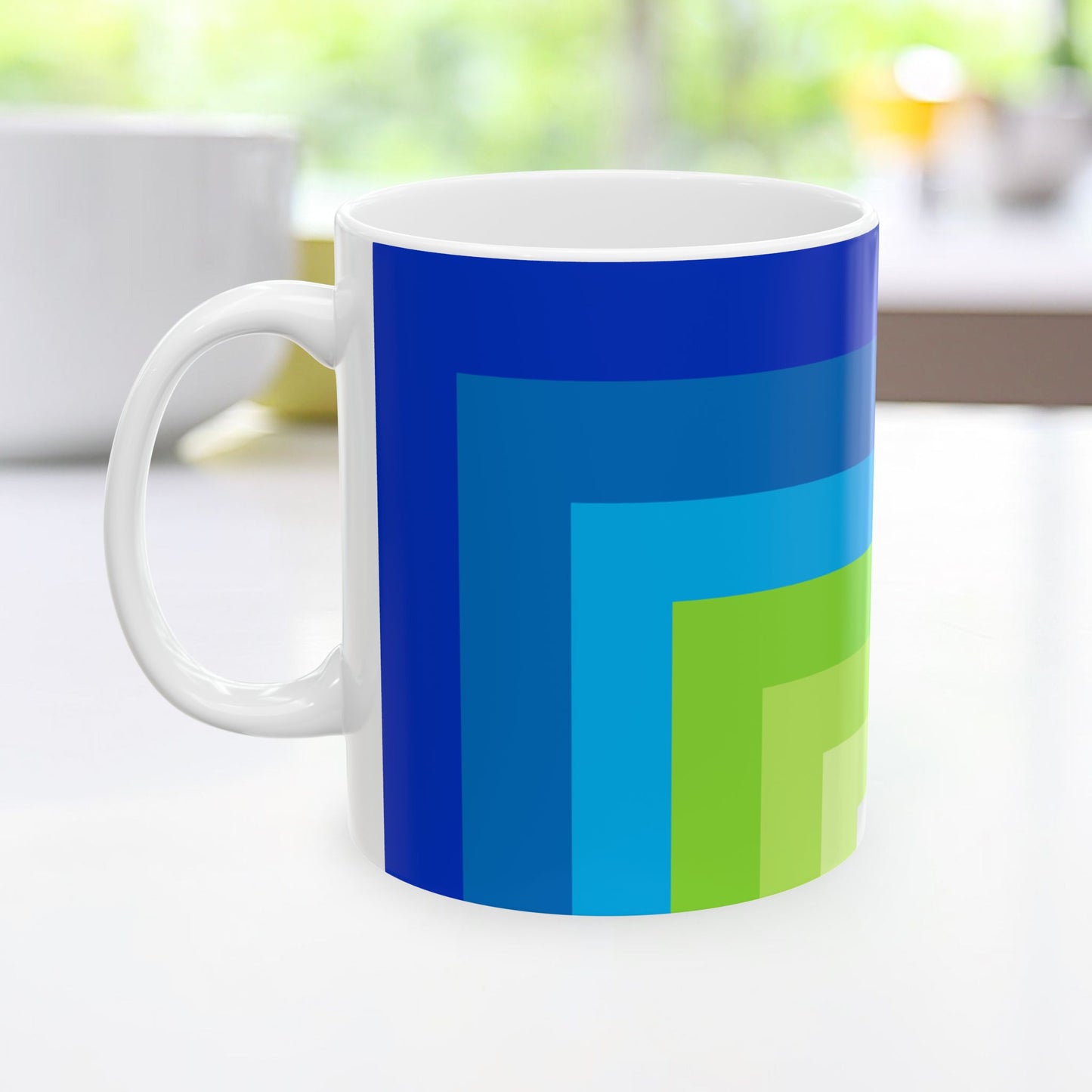 Geo Art Mug – Bold Color, Daily Joy