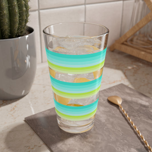 Colorful 16oz Glass – Made for Sippin', Shakin', and Showin' Off
