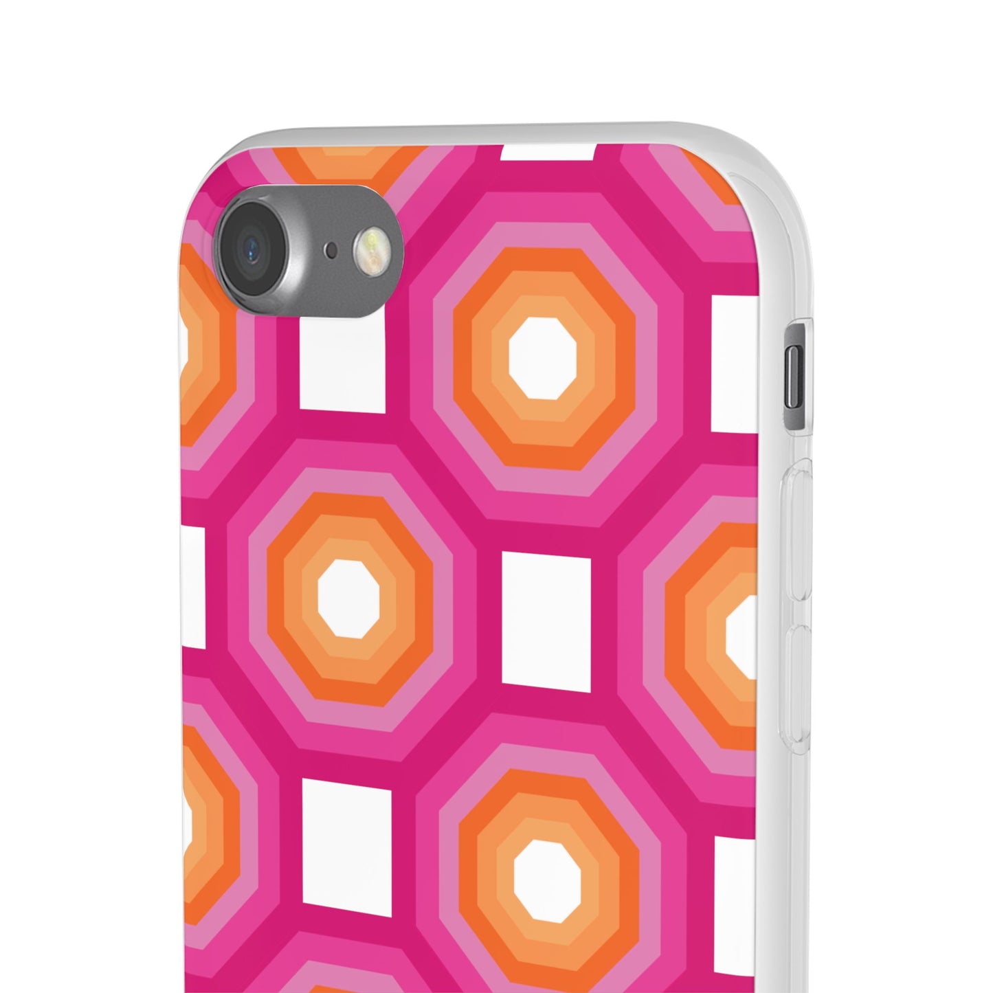 Stylish Geometric Phone Case, Flexible Phone Cover, Unique Modern Design, Perfect Gift, Trendy Accessory, Eco-Friendly Case