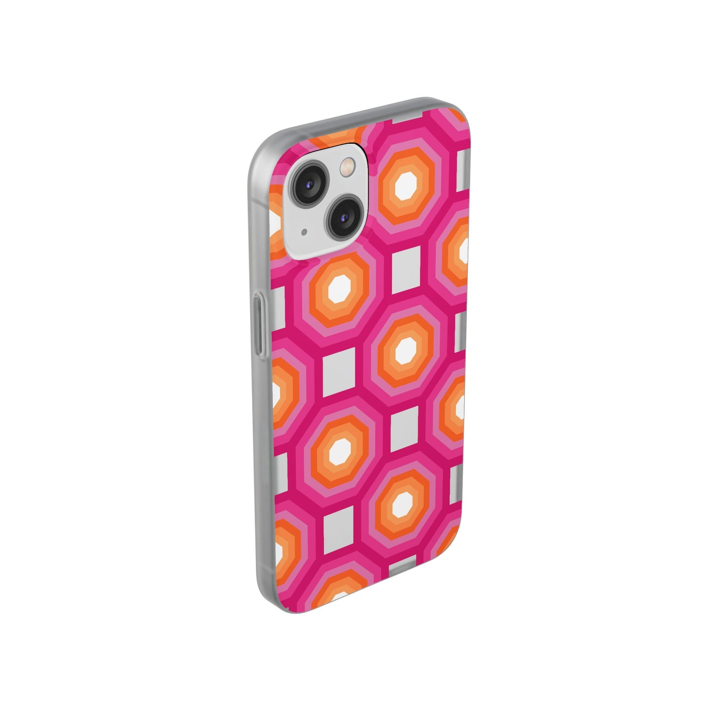 Stylish Geometric Phone Case, Flexible Phone Cover, Unique Modern Design, Perfect Gift, Trendy Accessory, Eco-Friendly Case