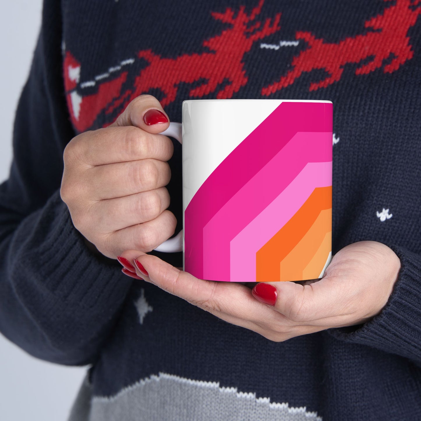 Geo Art Mug – Bold Color, Daily Joy