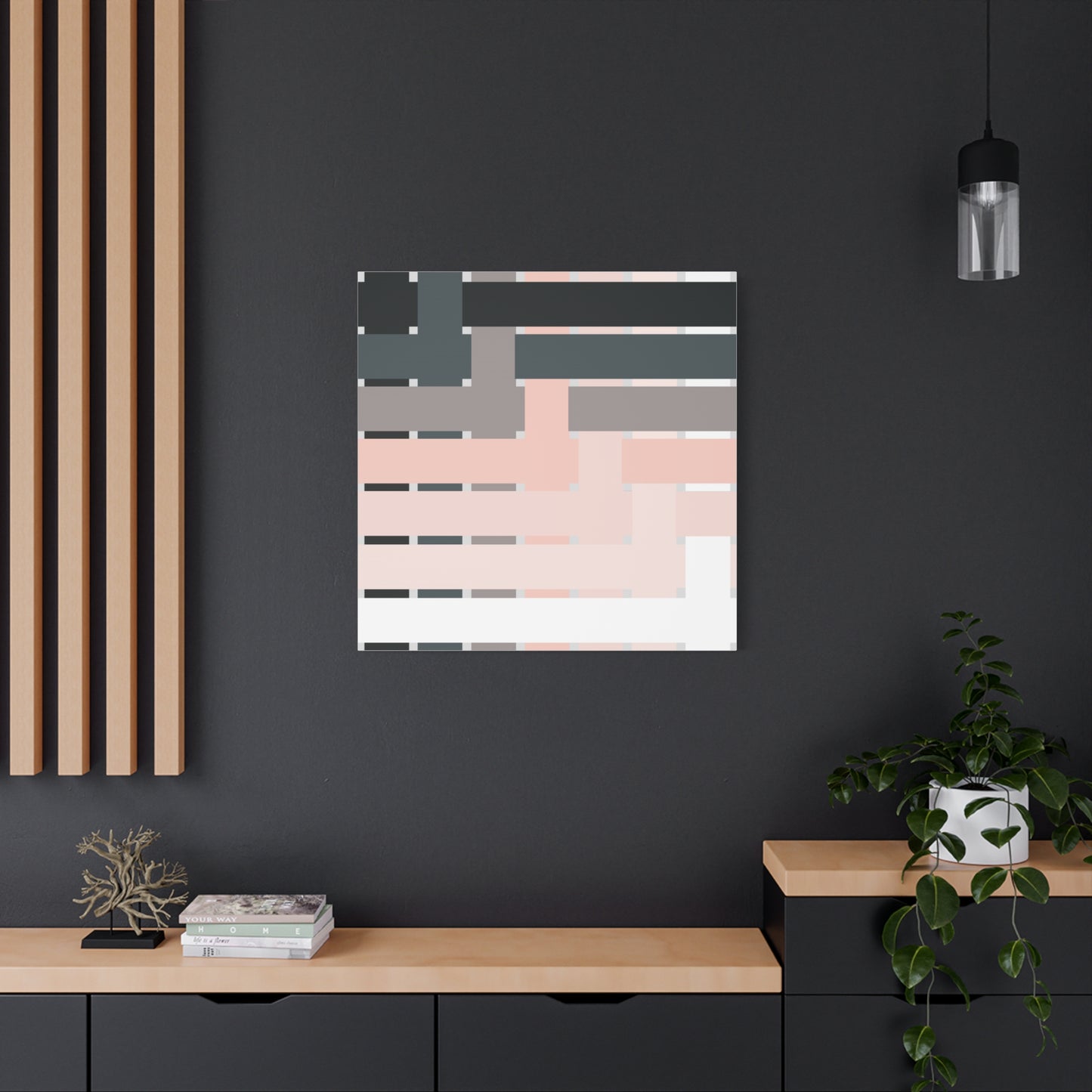 Modern Geometric Canvas Art | Bold Colors, Clean Lines, Creative Energy