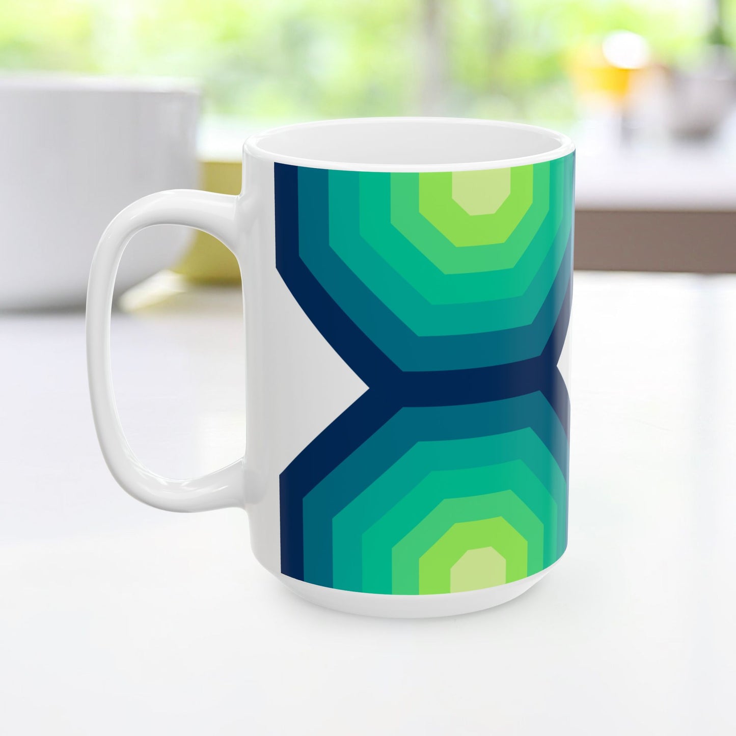 Geo Art Mug – Bold Color, Daily Joy