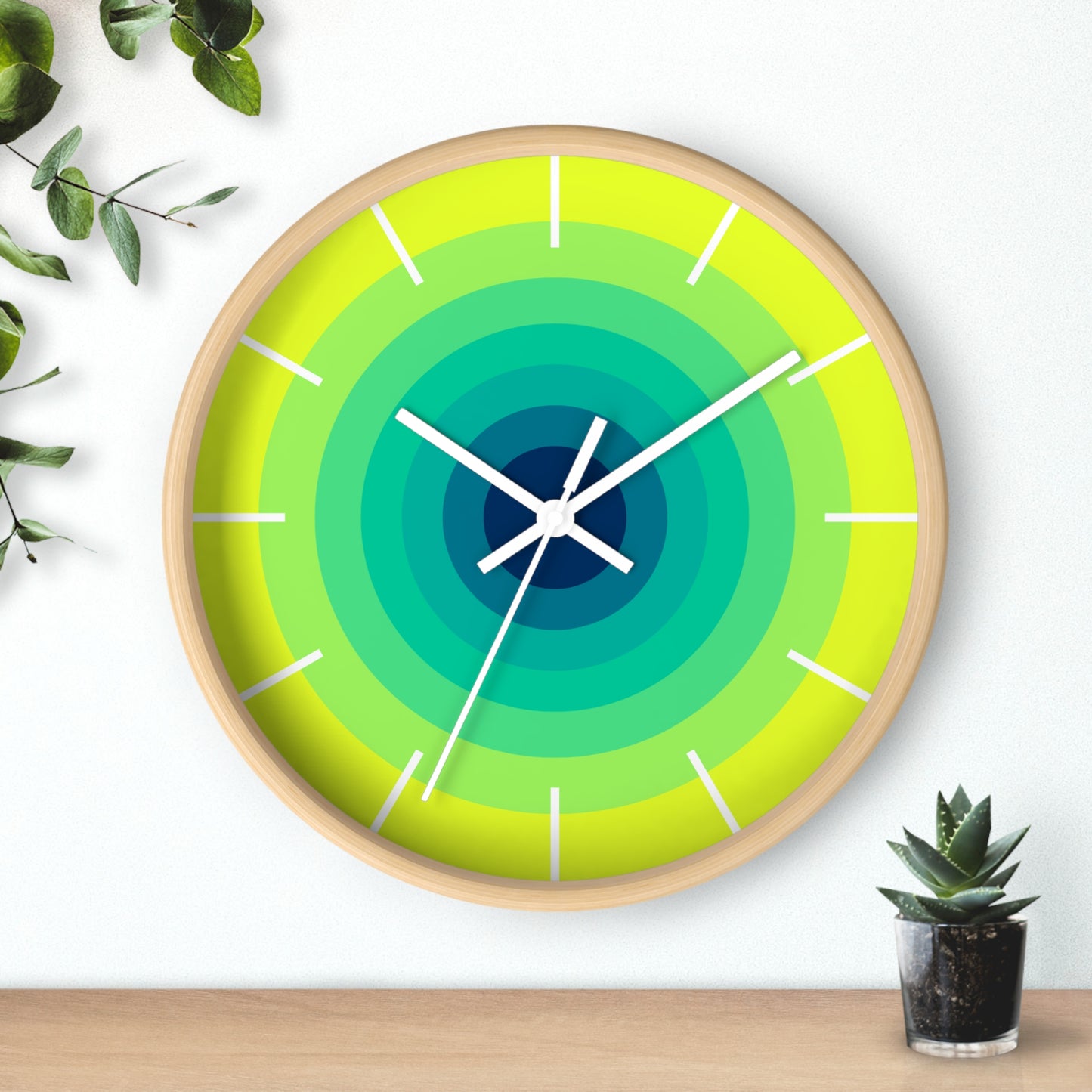 Geometric Art Wall Clock | Bold, Modern, and Right on Time
