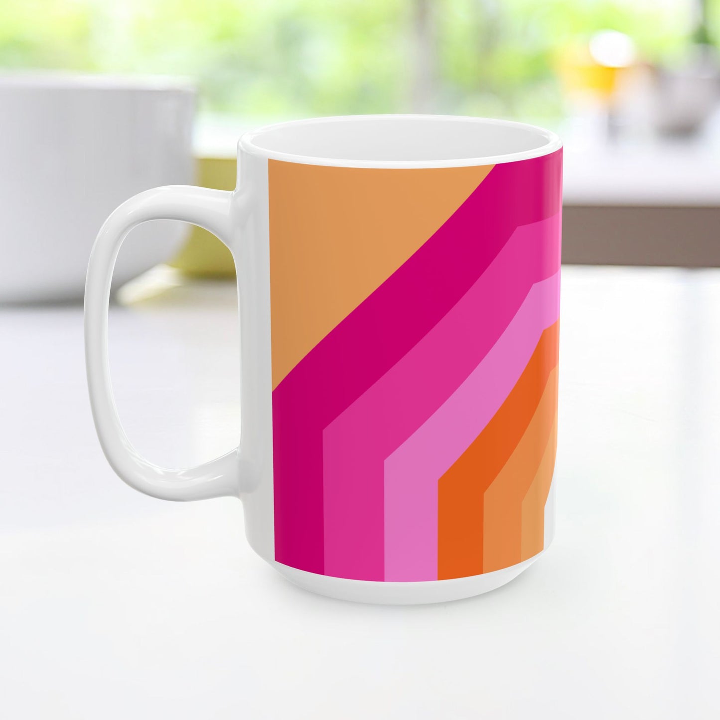 Geo Art Mug – Bold Color, Daily Joy