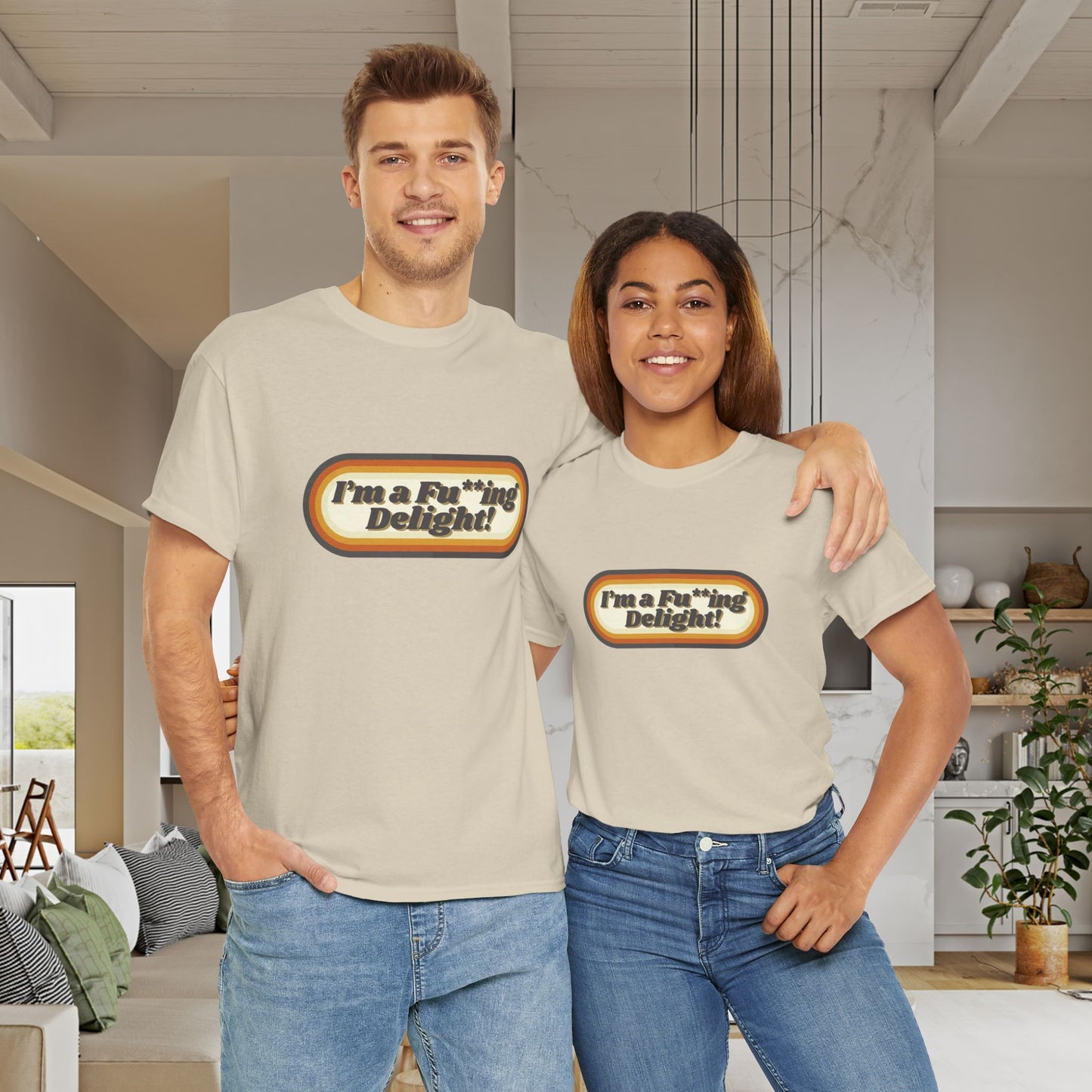 I’m a Fu**ing Delight – Retro Unisex T-Shirt