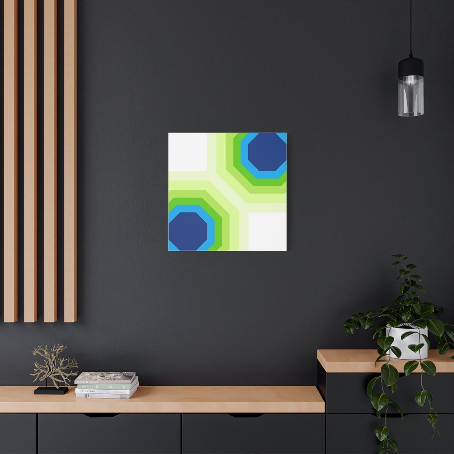 Modern Geometric Canvas Art | Bold Colors, Clean Lines, Creative Energy