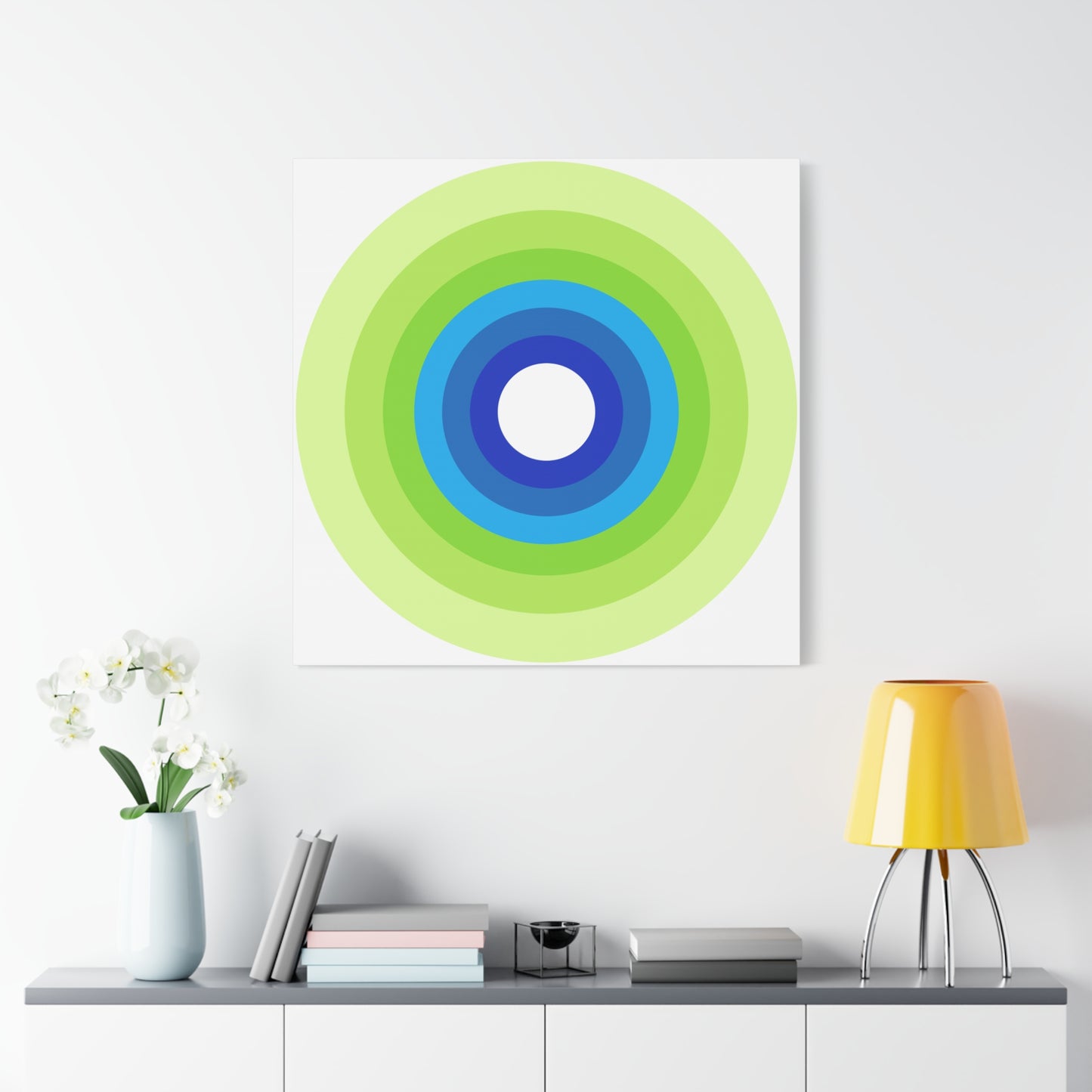 Modern Geometric Canvas Art | Bold Colors, Clean Lines, Creative Energy