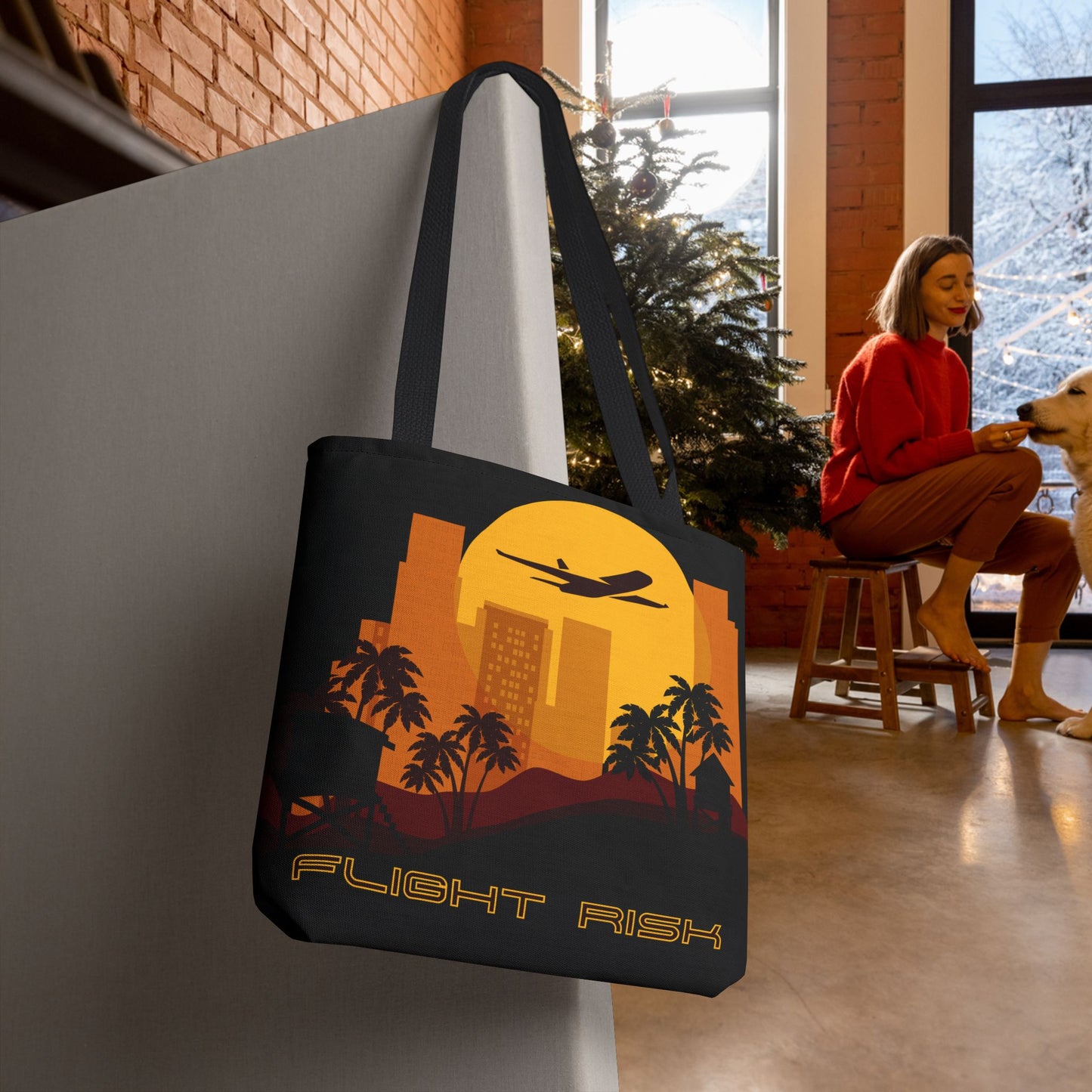 Flight Risk Tote Bag – 3 sizes | A little mysterious & Wanderlust-fueled