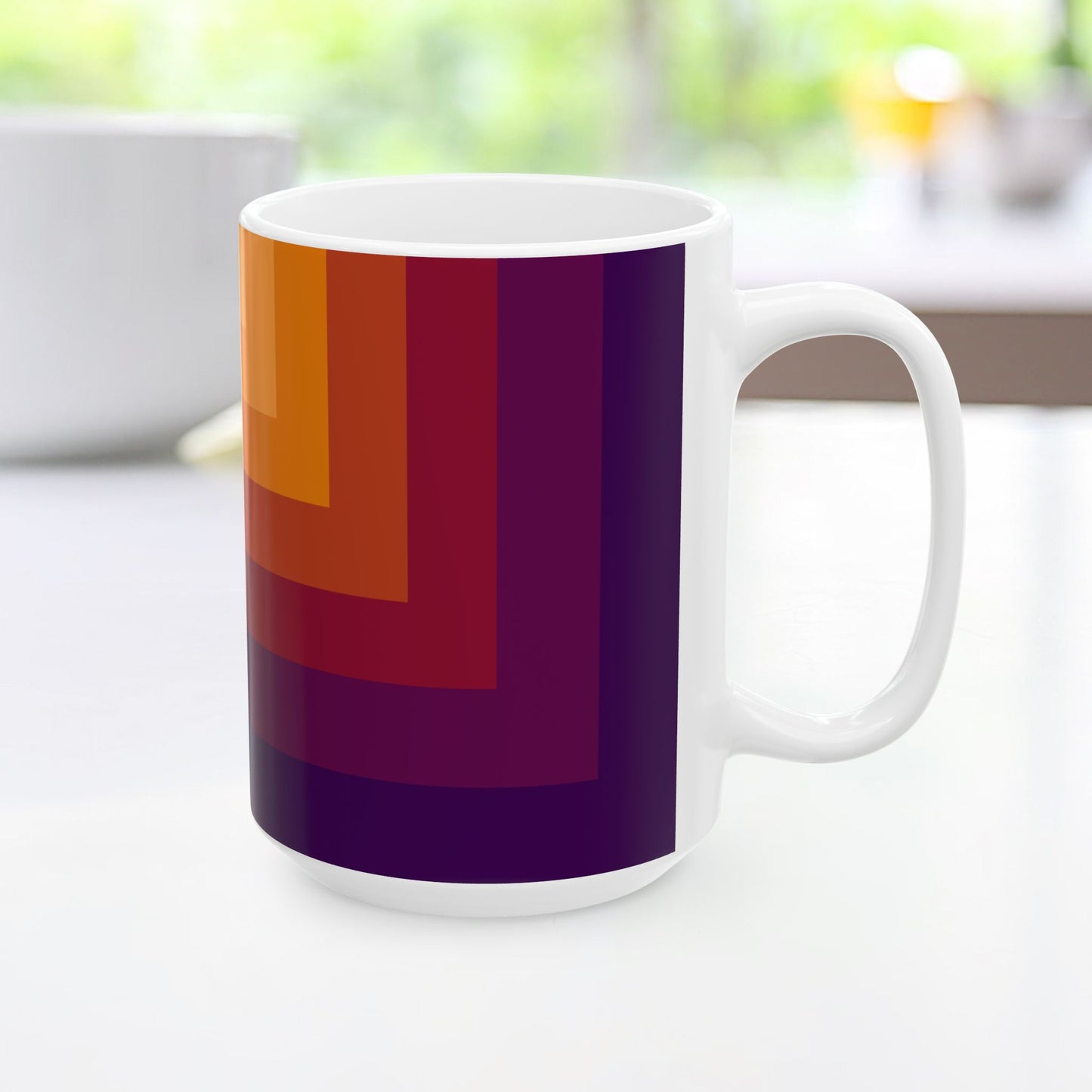 Geo Art Mug – Bold Color, Daily Joy
