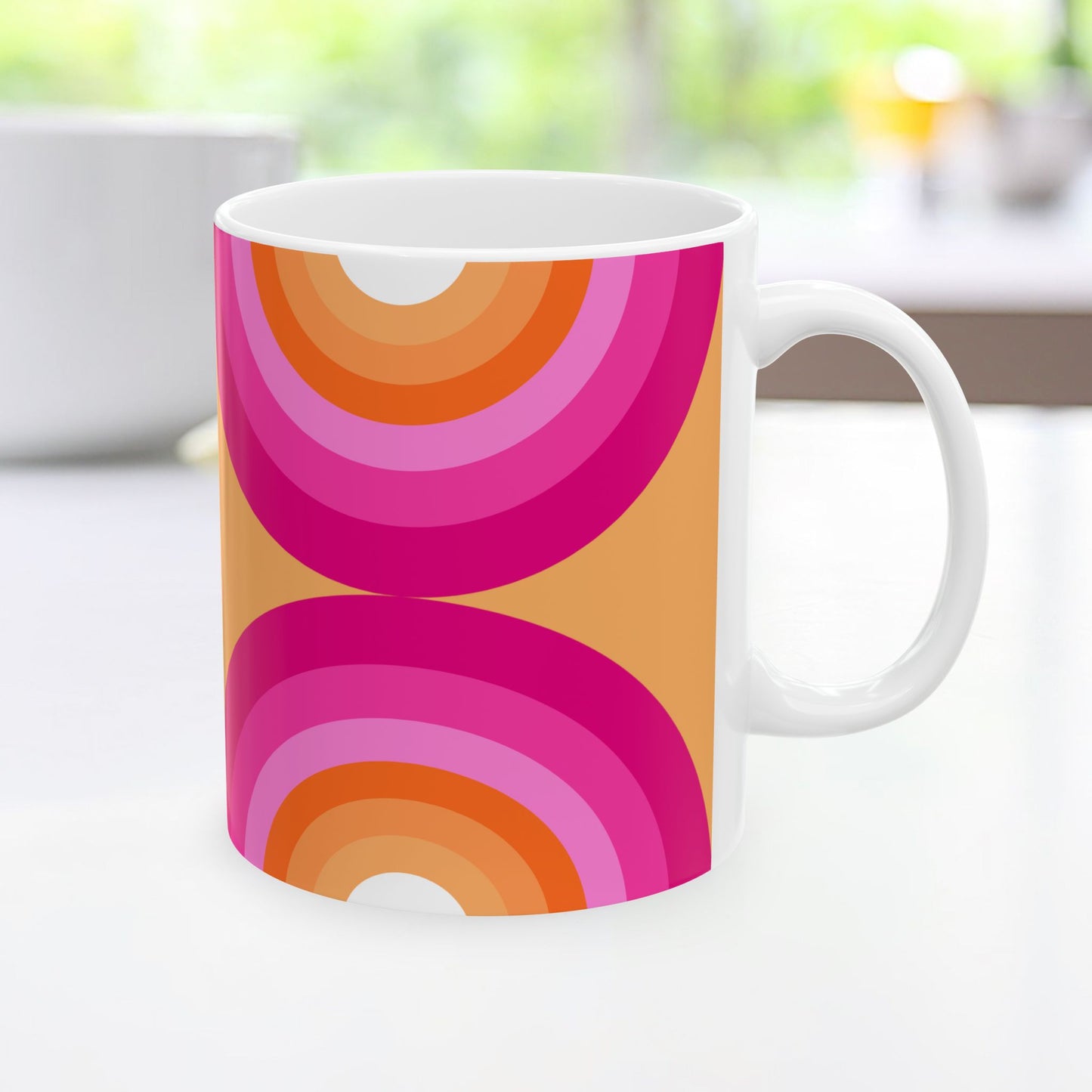 Geo Art Mug – Bold Color, Daily Joy