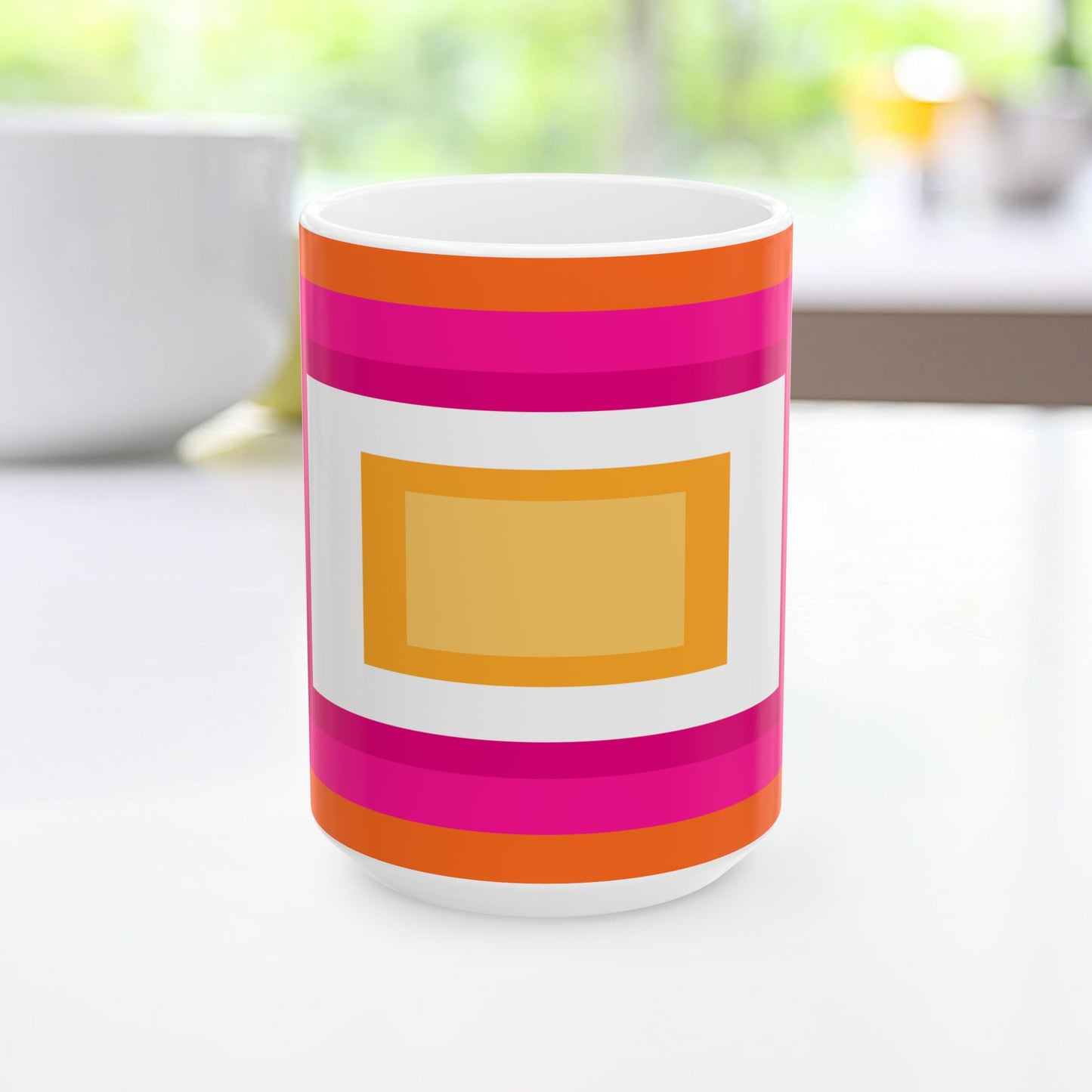 Geo Art Mug – Bold Color, Daily Joy