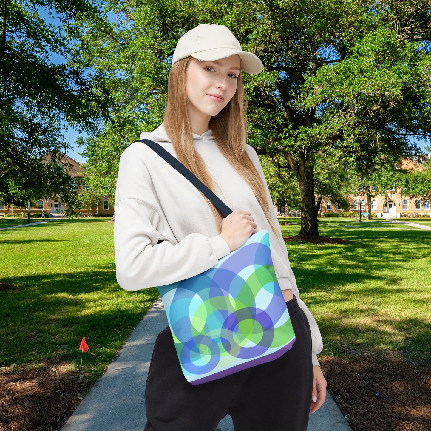 Geo Bubbles Tote Bag – 3 sizes | Playful. Modern. Lightweight.