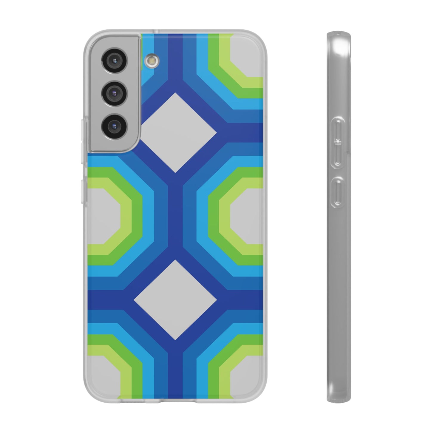 Stylish Geometric Phone Case, Flexible Phone Cover, Unique Modern Design, Perfect Gift, Trendy Accessory, Eco-Friendly Case