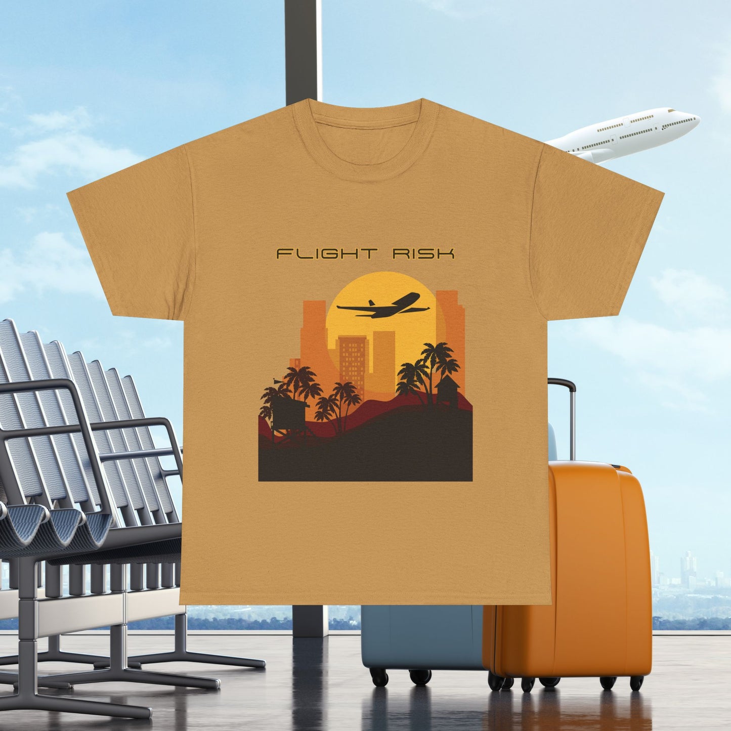 Flight Risk Unisex Tee, Travel Lover dreamy T-Shirt, Adventure Shirt, Wanderlust