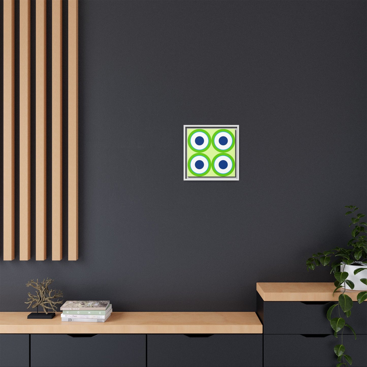 Copy of Modern Framed Geometric Canvas Art | Bold Color Meets Clean Framing