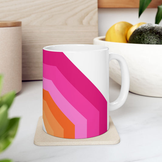 Geo Art Mug – Bold Color, Daily Joy