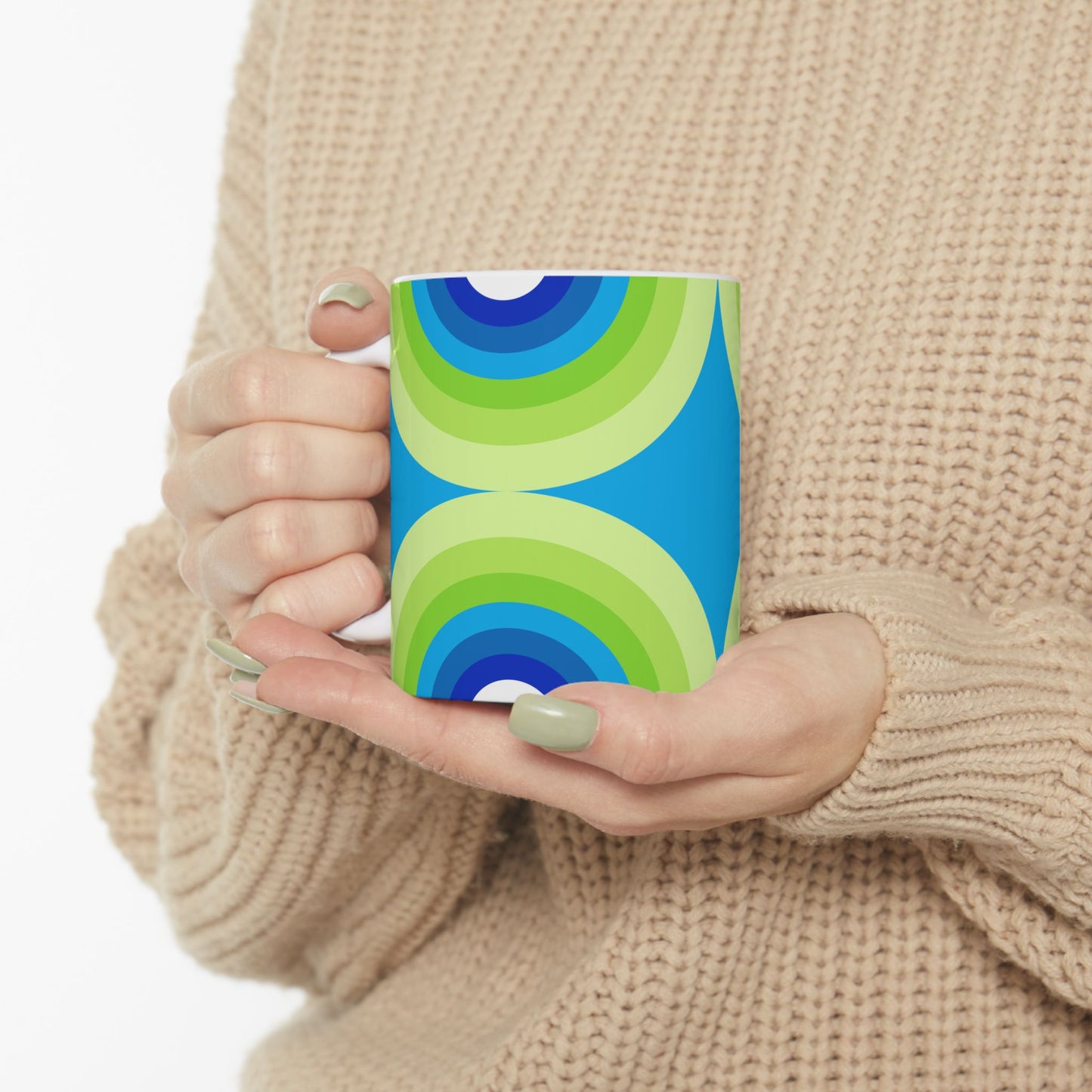 Geo Art Mug – Bold Color, Daily Joy