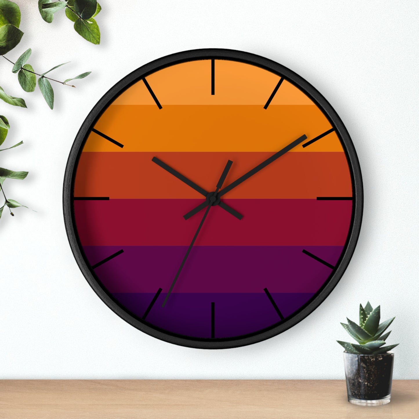 Geometric Art Wall Clock | Bold, Modern, and Right on Time