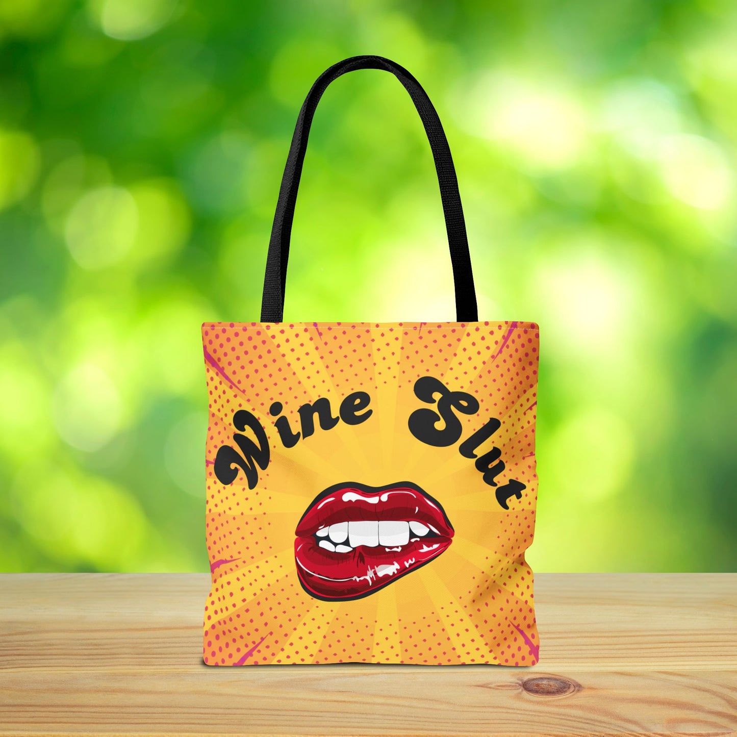 Wine Slut Tote Bag – 3 sizes | Pop Art Sass for the Bold & Thirsty