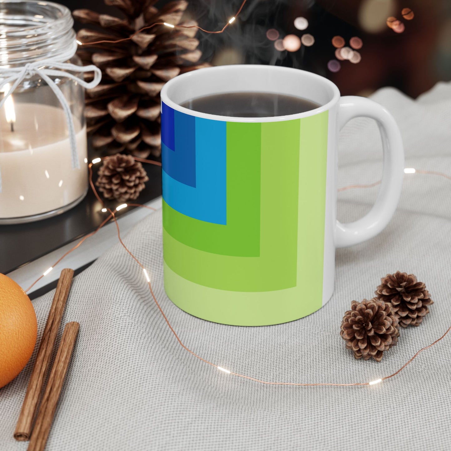 Geo Art Mug – Bold Color, Daily Joy
