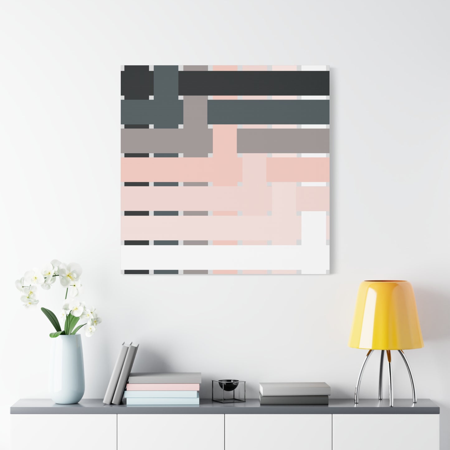 Modern Geometric Canvas Art | Bold Colors, Clean Lines, Creative Energy