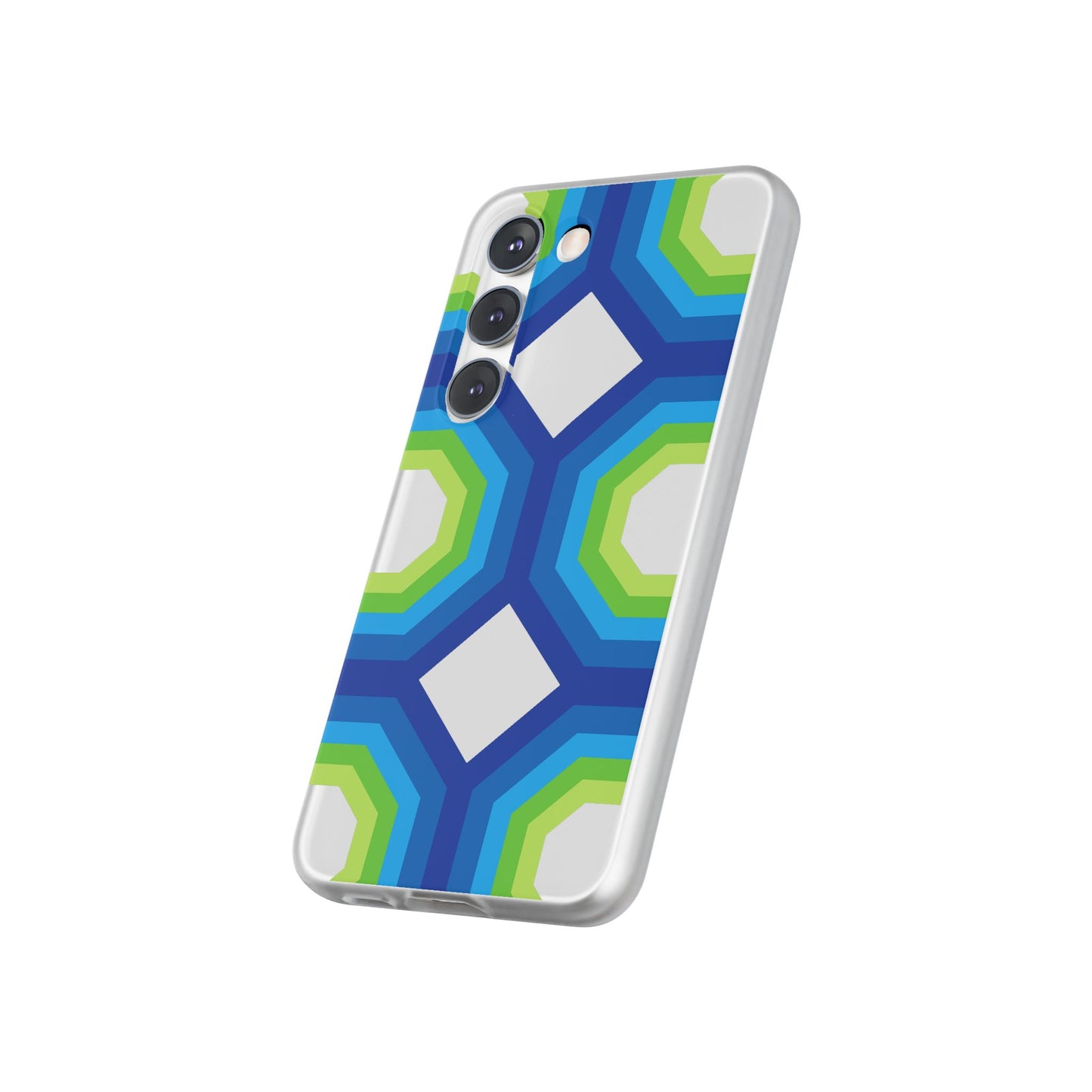 Stylish Geometric Phone Case, Flexible Phone Cover, Unique Modern Design, Perfect Gift, Trendy Accessory, Eco-Friendly Case