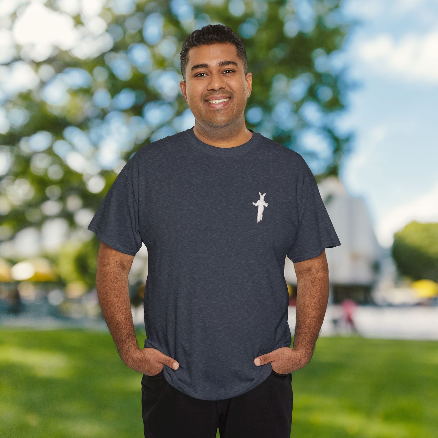 Funny Thug Life 2 Bunny Graphic Tee - Unisex Cotton T-Shirt, Bold Soft Design