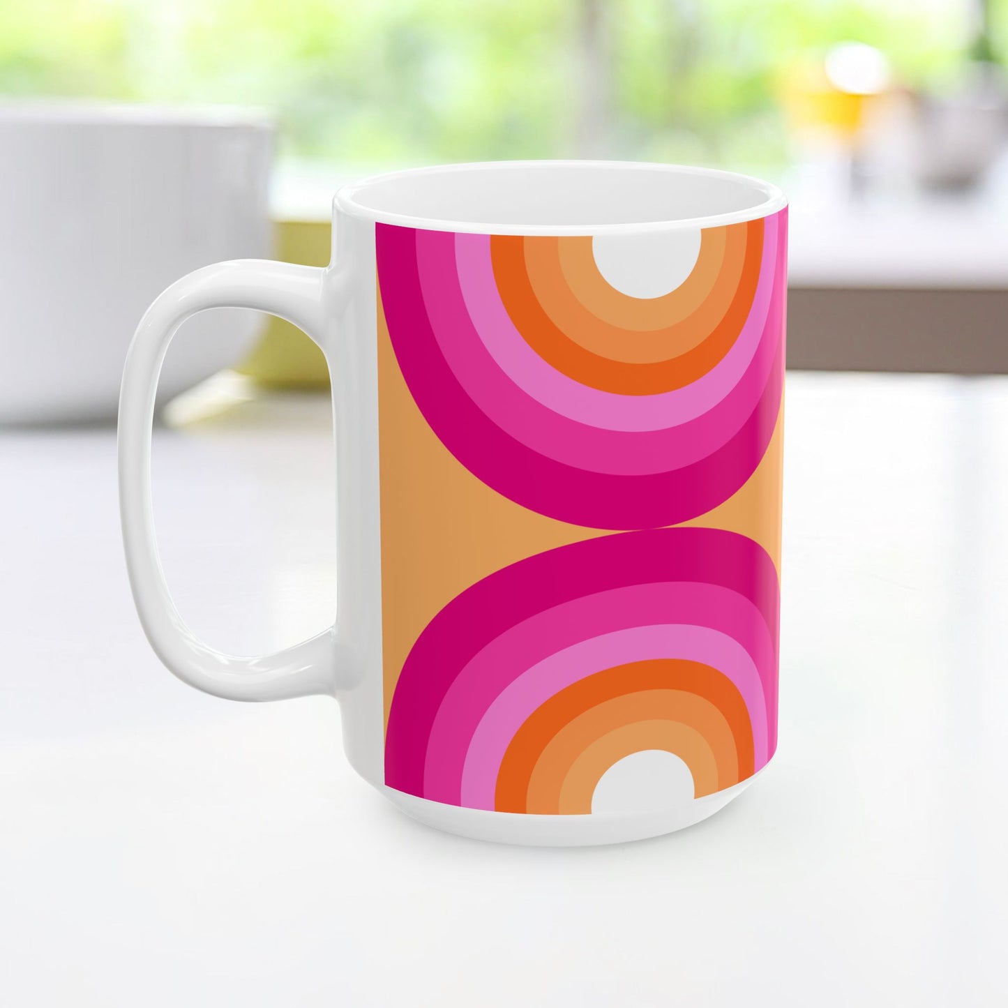 Geo Art Mug – Bold Color, Daily Joy