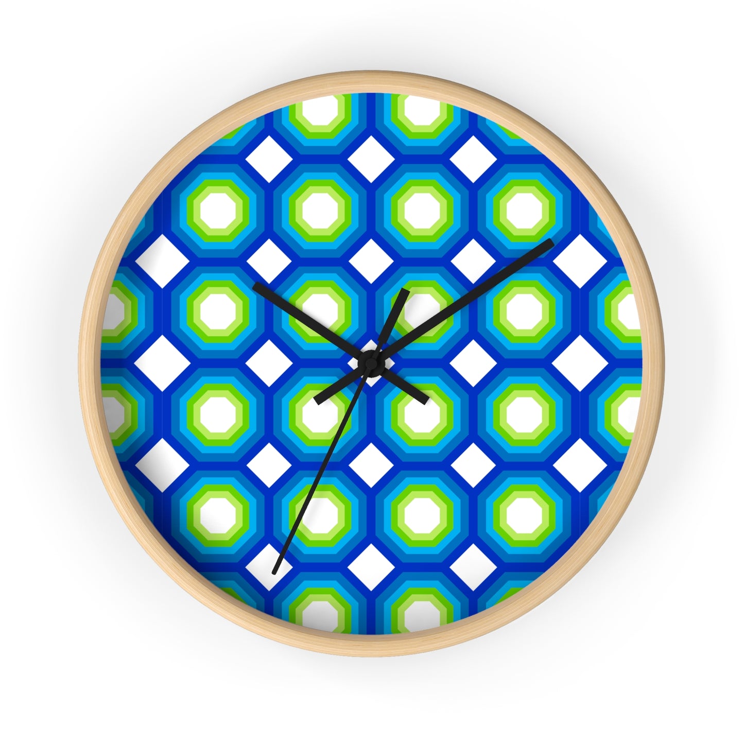 Geometric Art Wall Clock | Bold, Modern, and Right on Time