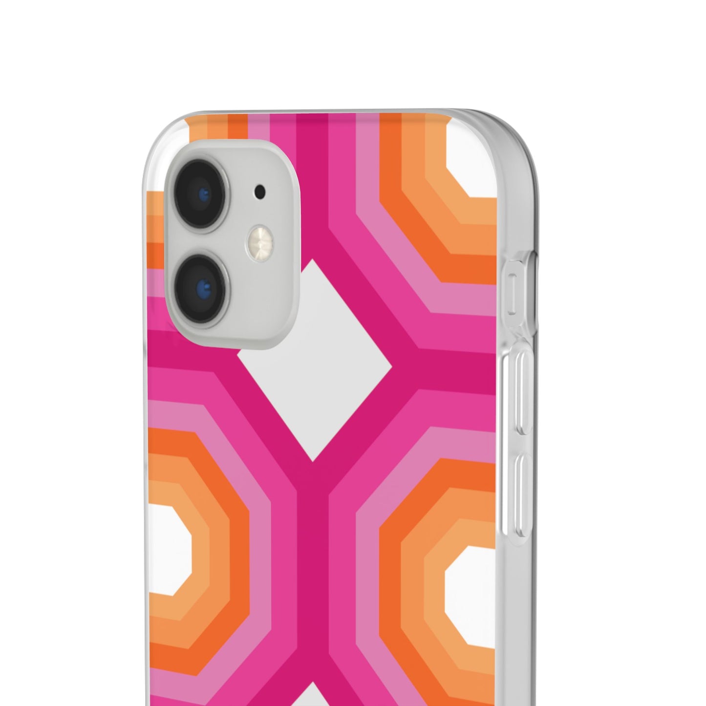 Stylish Geometric Phone Case, Flexible Phone Cover, Unique Modern Design, Perfect Gift, Trendy Accessory, Eco-Friendly Case