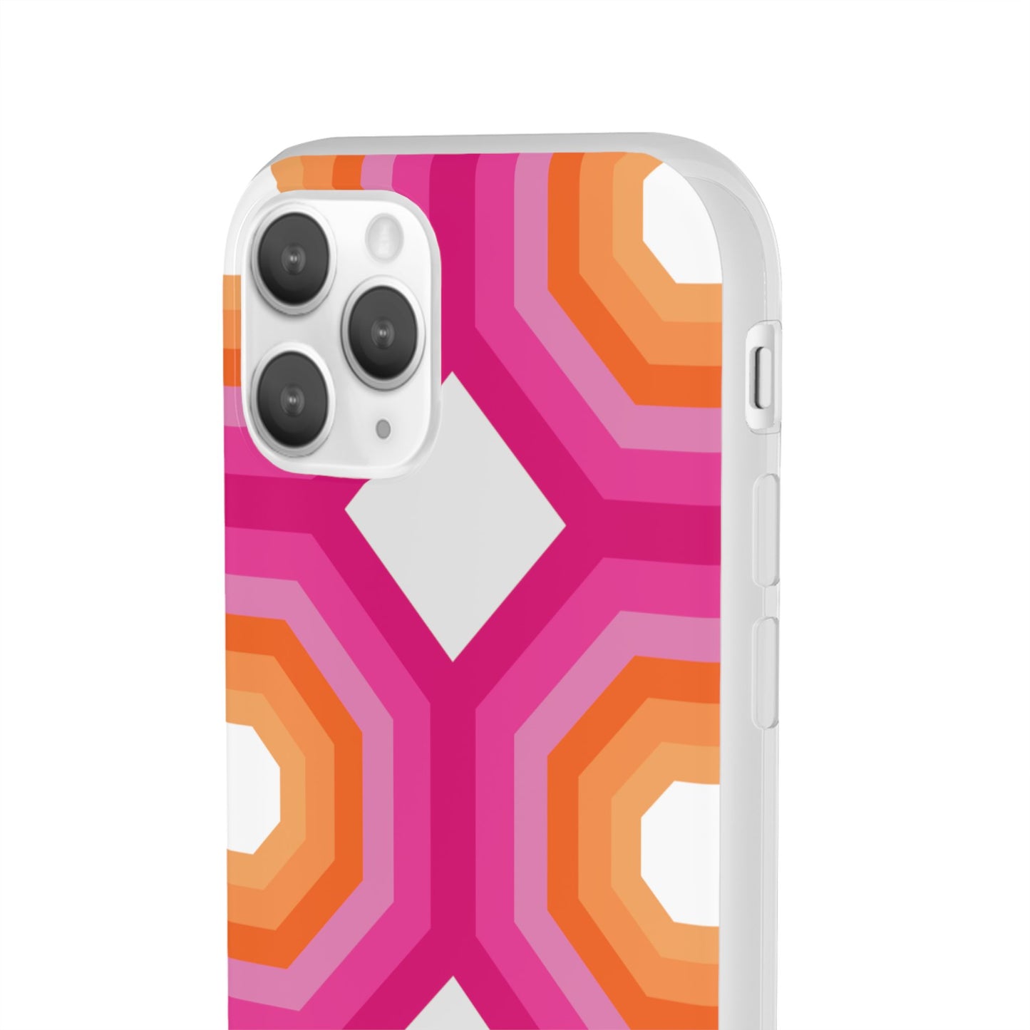 Stylish Geometric Phone Case, Flexible Phone Cover, Unique Modern Design, Perfect Gift, Trendy Accessory, Eco-Friendly Case