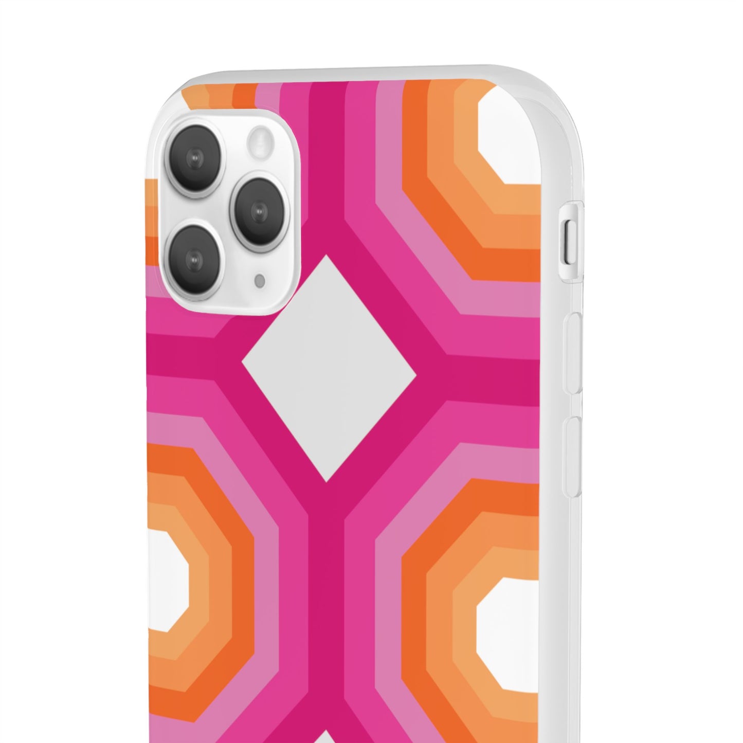 Stylish Geometric Phone Case, Flexible Phone Cover, Unique Modern Design, Perfect Gift, Trendy Accessory, Eco-Friendly Case