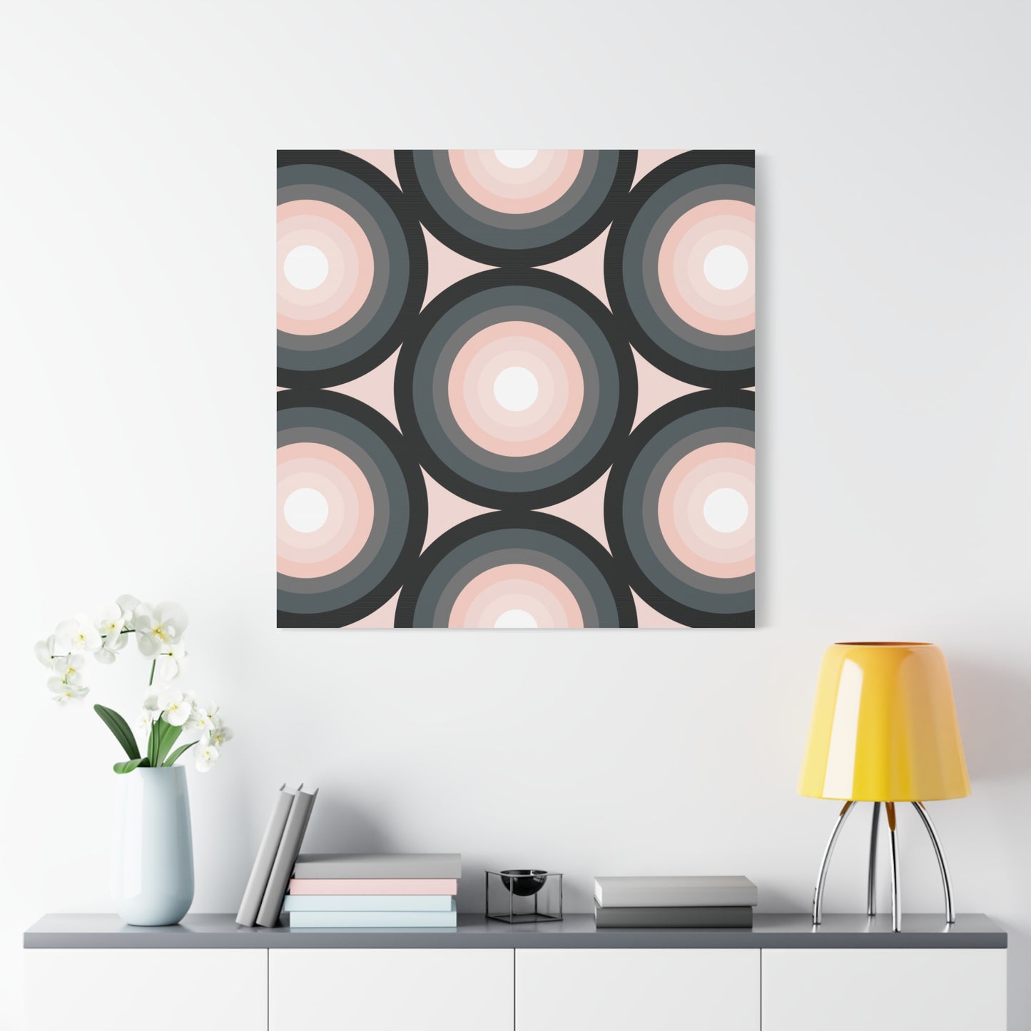 Modern Geometric Canvas Art | Bold Colors, Clean Lines, Creative Energy