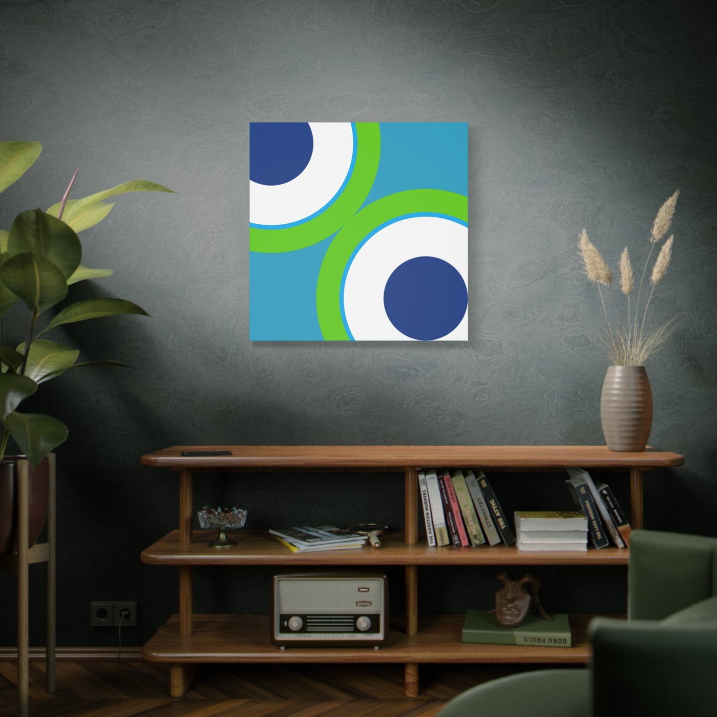 Modern Geometric Canvas Art | Bold Colors, Clean Lines, Creative Energy