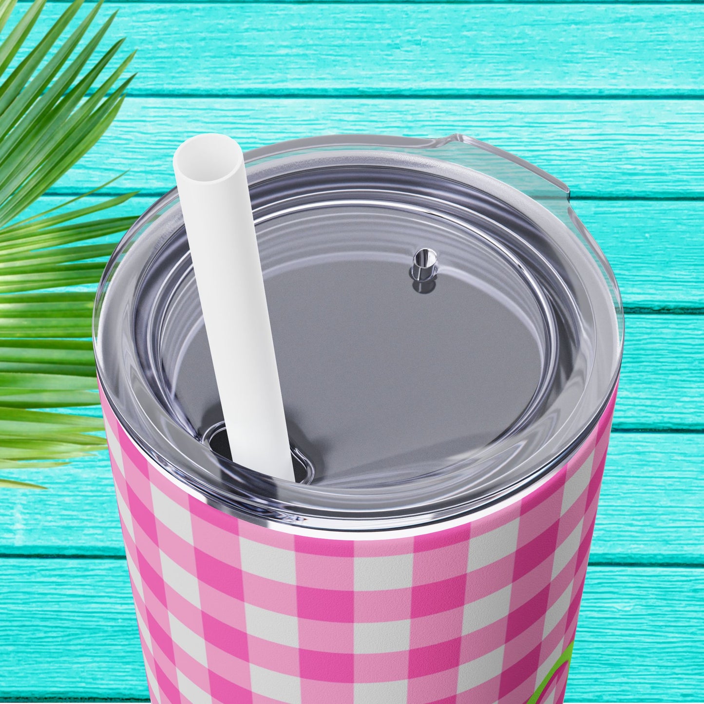 Vibrant. Versatile. Totally Sippable. – 20 oz Skinny Travel Tumbler with Straw