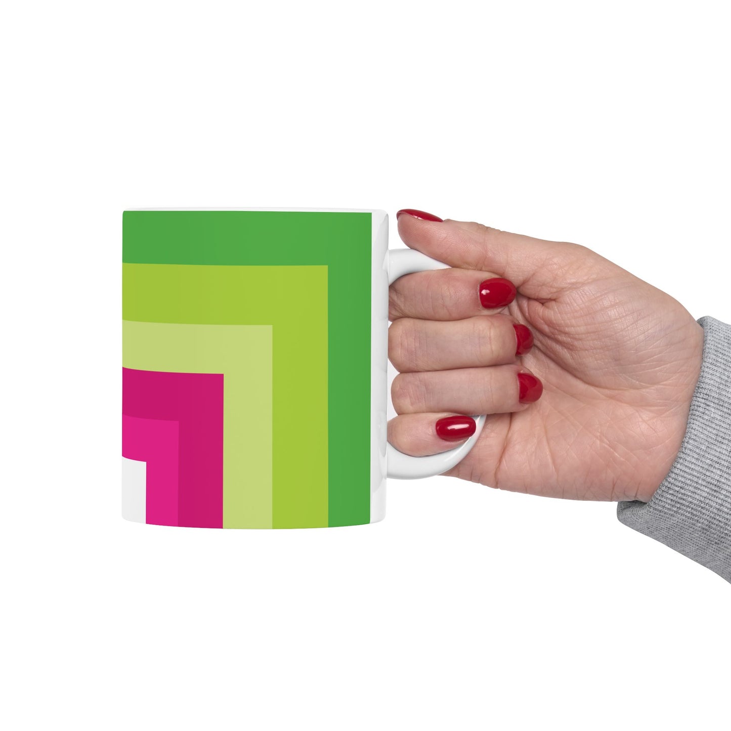 Geo Art Mug – Bold Color, Daily Joy