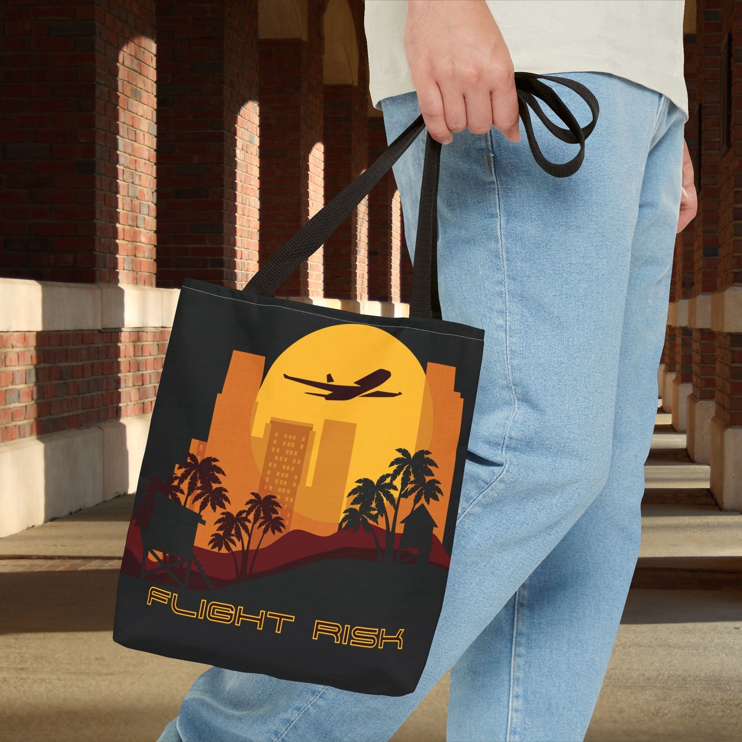 Flight Risk Tote Bag – 3 sizes | A little mysterious & Wanderlust-fueled