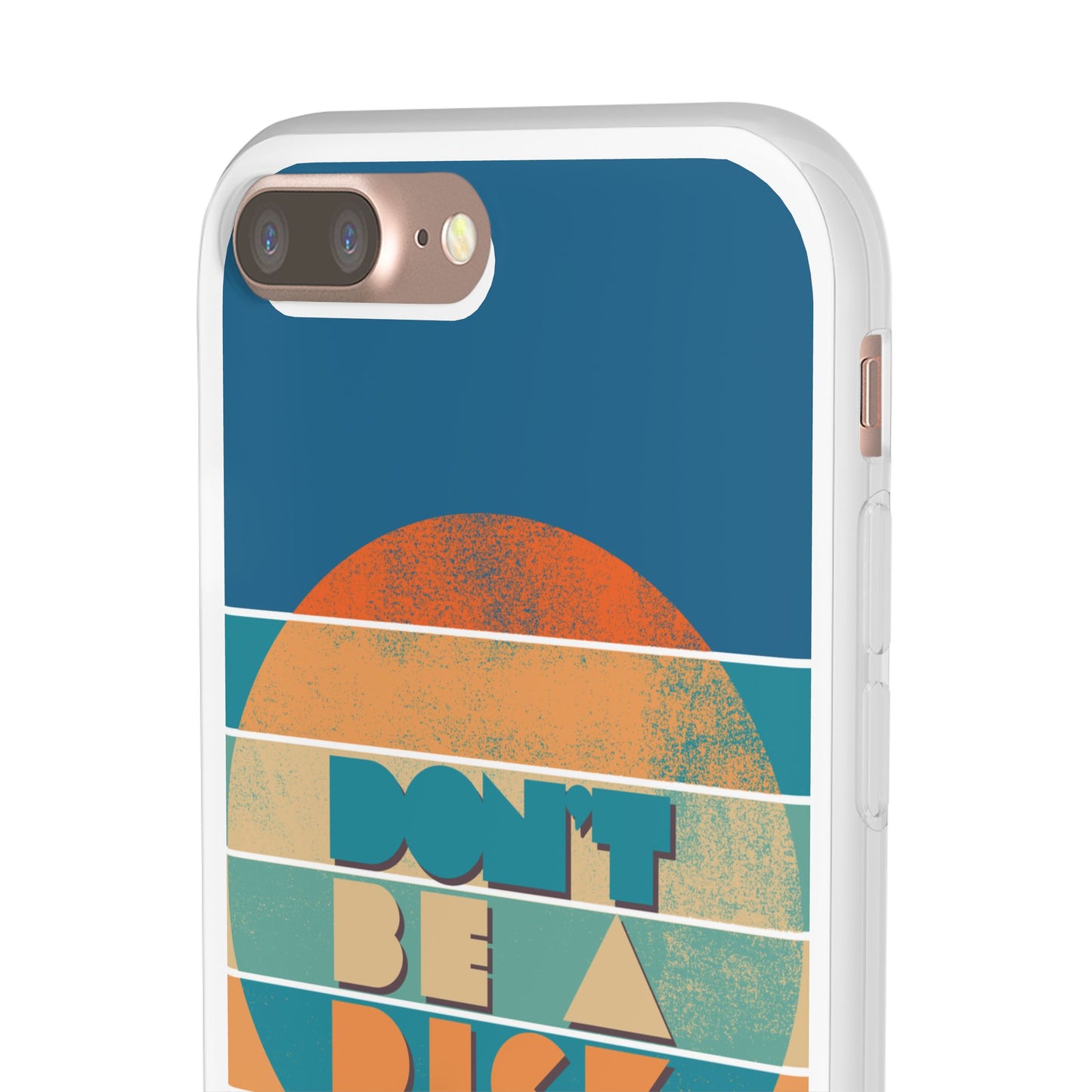 Phone Case - 'Don't Be a Dick' Retro 70s style