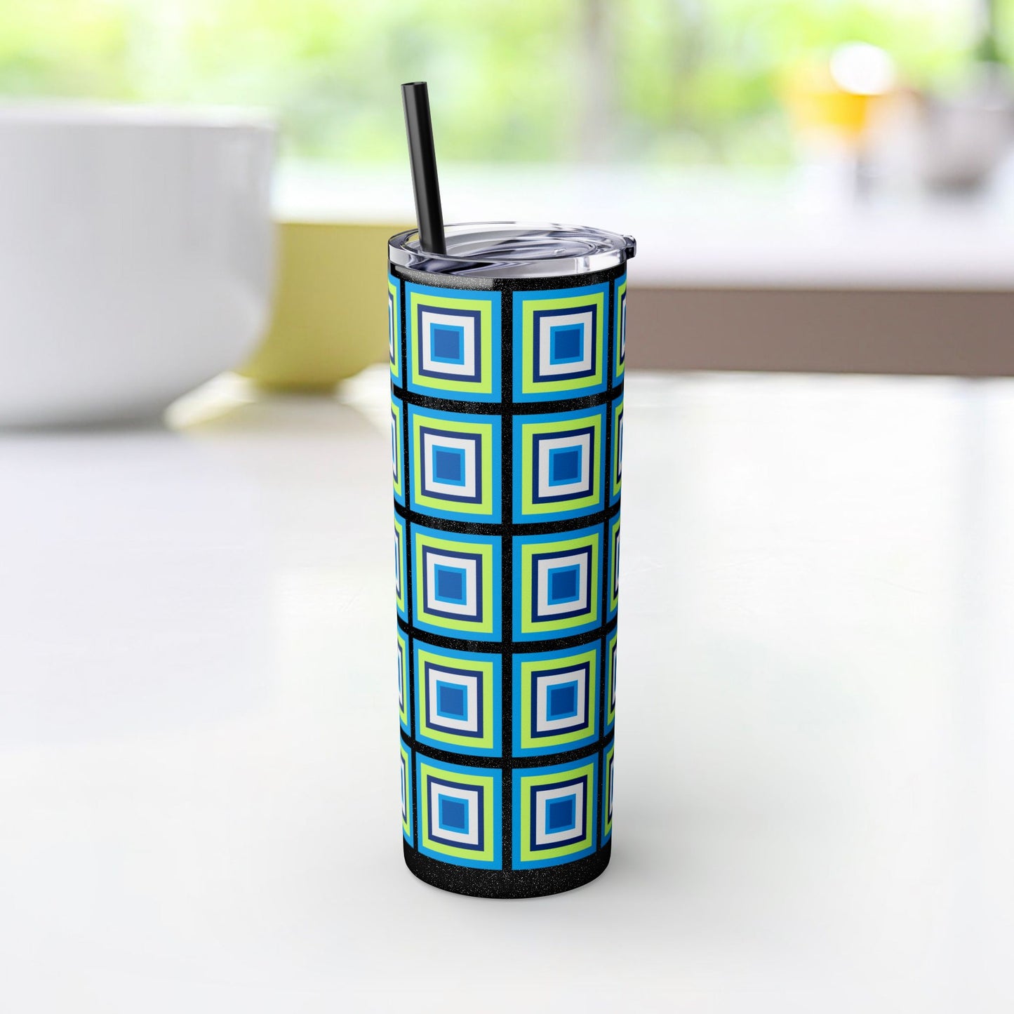 Vibrant. Versatile. Totally Sippable. – 20 oz Skinny Travel Tumbler with Straw