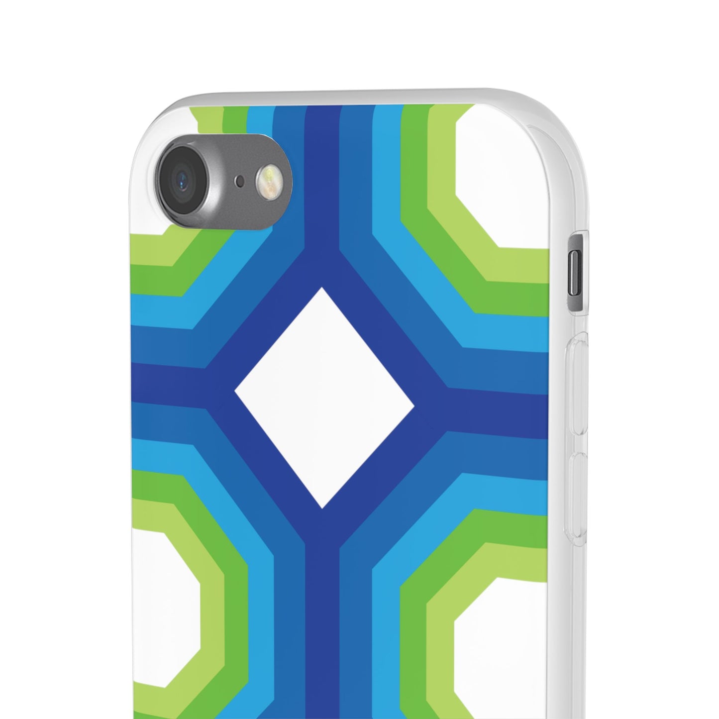 Stylish Geometric Phone Case, Flexible Phone Cover, Unique Modern Design, Perfect Gift, Trendy Accessory, Eco-Friendly Case